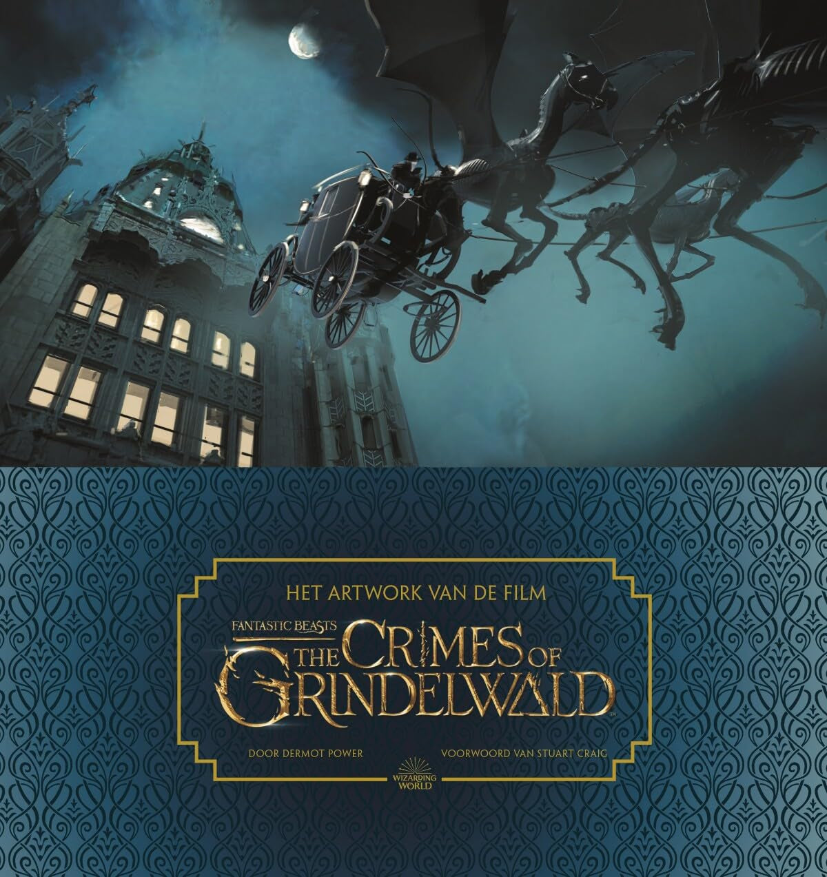 Het artwork van de film Fantastic Beasts: The Crimes of Grindelwald book