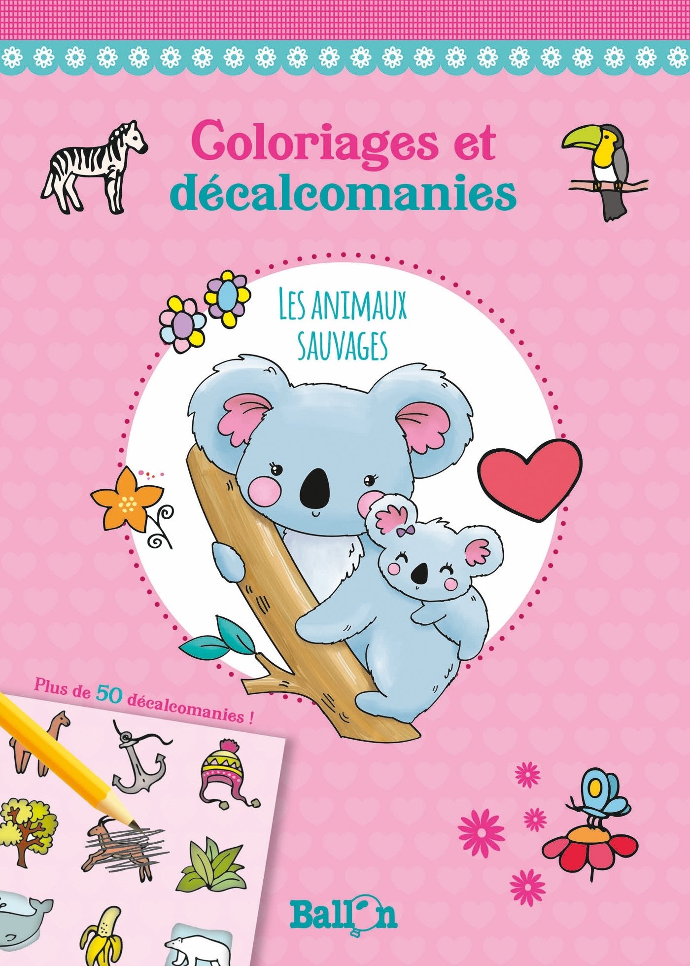 Les animaux sauvages (Coloriages et décalcomanies, 1) Tiptoi & Games