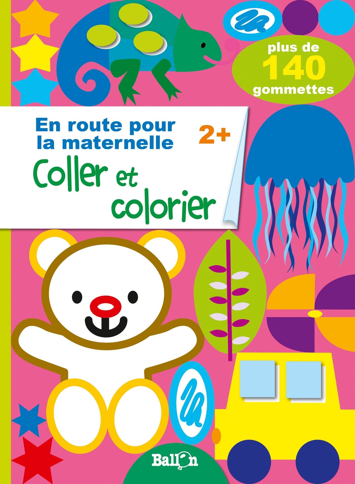 Coller et colorier 2+: Plus de 140 gommettes (En route pour la maternelle) Tiptoi & Games