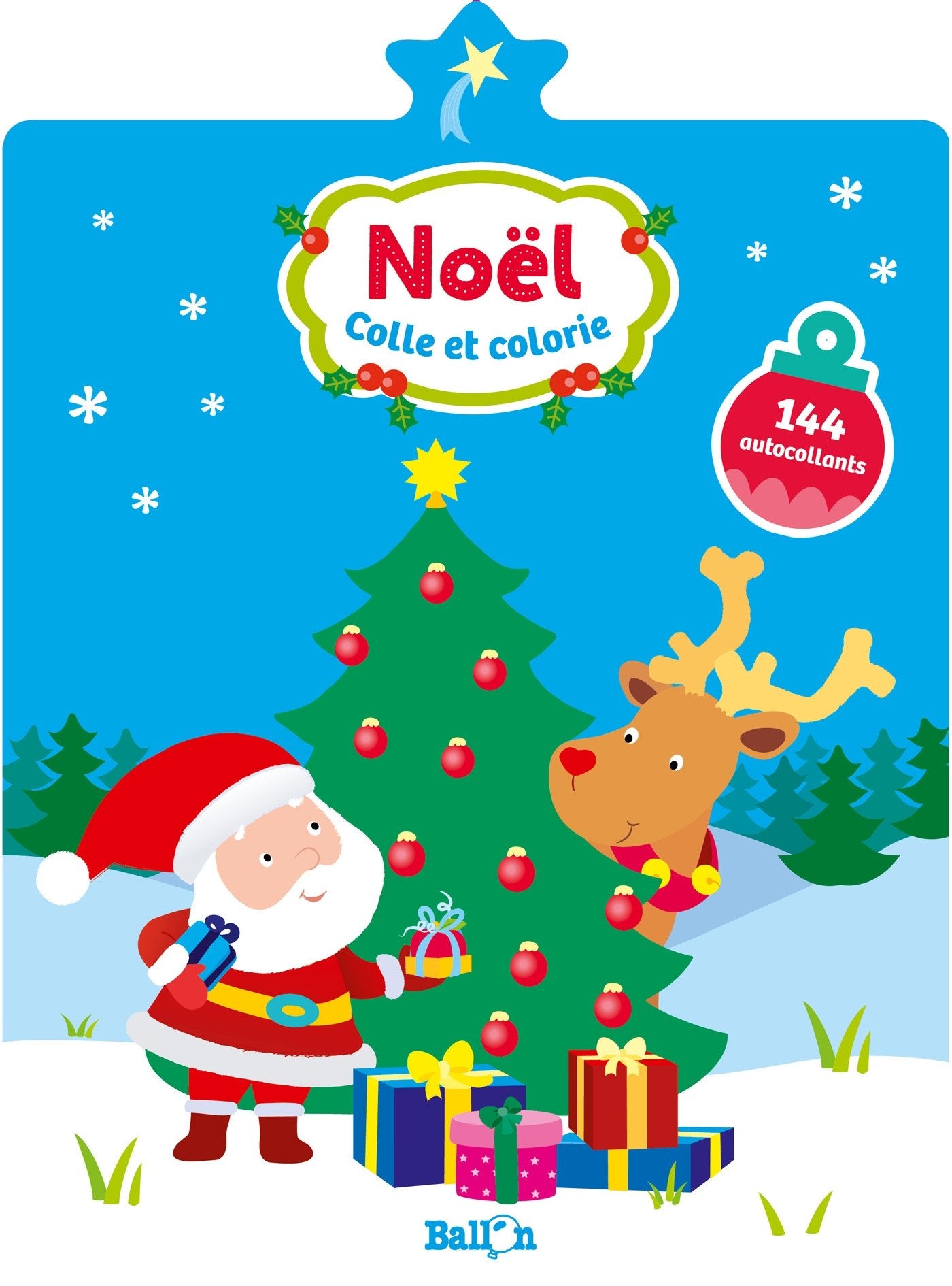 Colle et colorie Noël: 144 autocollants Tiptoi & Games