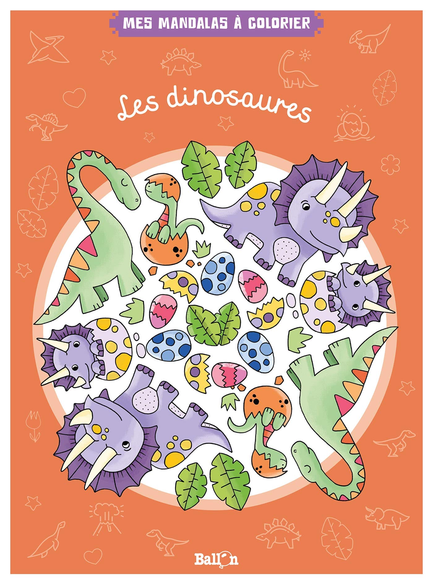 Les dinosaures (Mes mandalas à colorier, 1) Tiptoi & Games