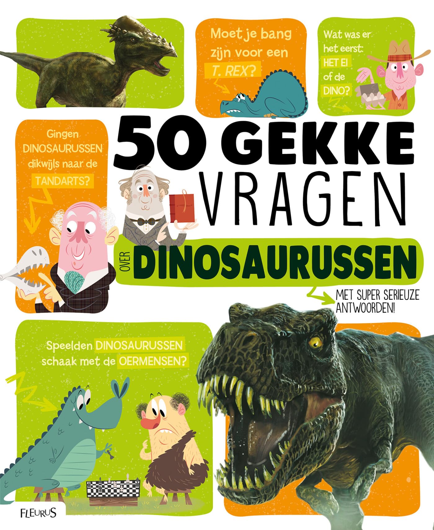 50 gekke vragen over dinosaurussen: met super serieuze antwoorden! book
