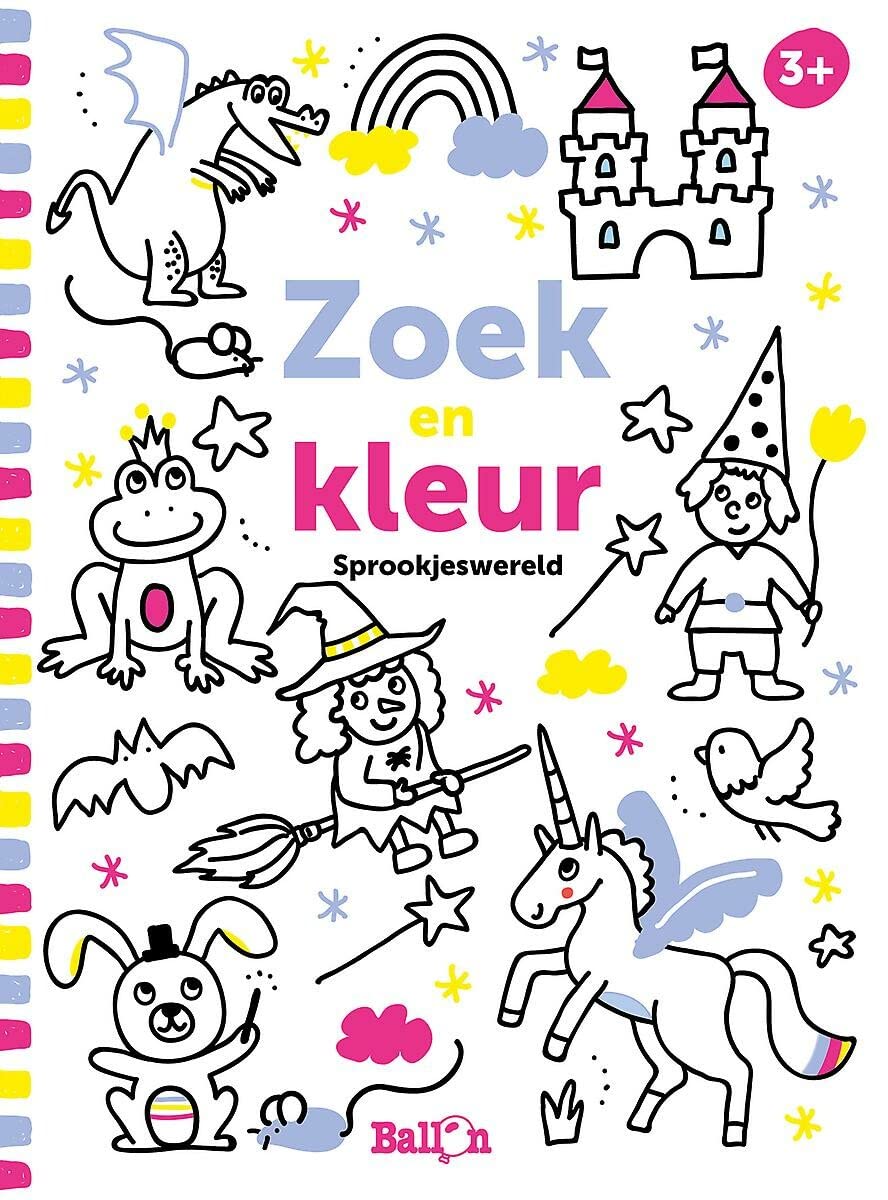 Product Image: Zoek en kleur: Sprookjeswereld (3+)