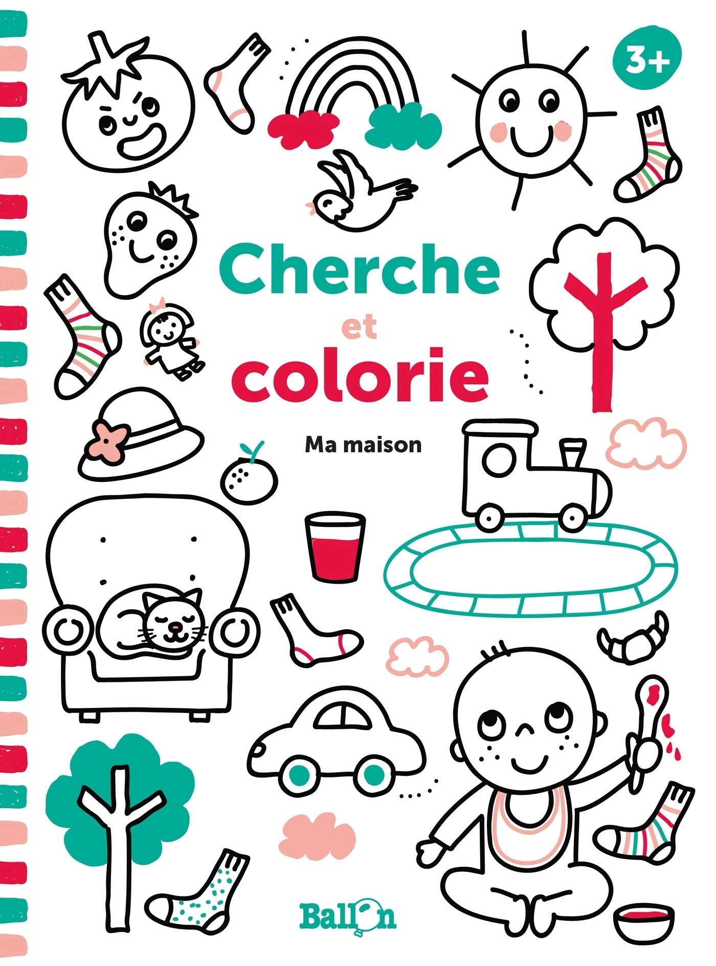 Cherche et colorie 3+ - Ma maison (Cherche et colorie, 1) Tiptoi & Games