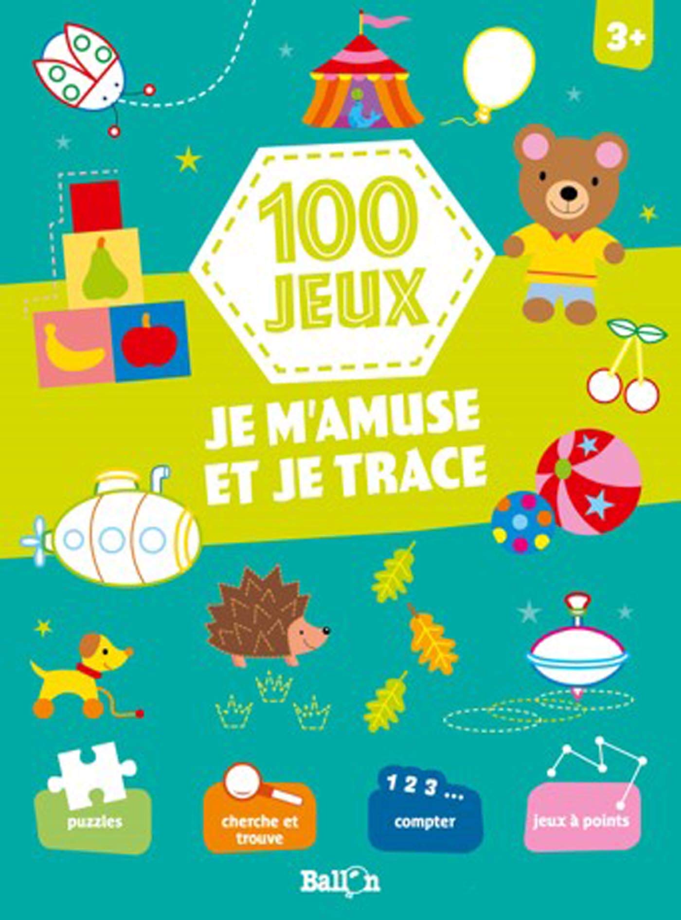 100 jeux - Je m'amuse et je trace 3+ (100 jeux, 1) Tiptoi & Games