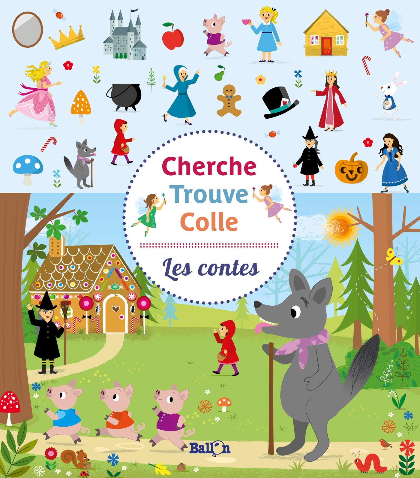 J'observe et je colle - Les contes book