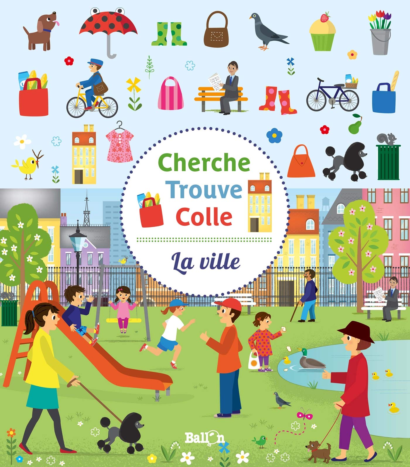 J'observe et je colle - La ville book