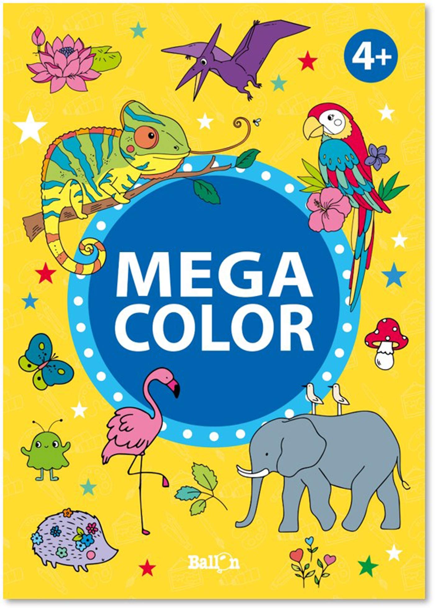 Mega color 4+ book