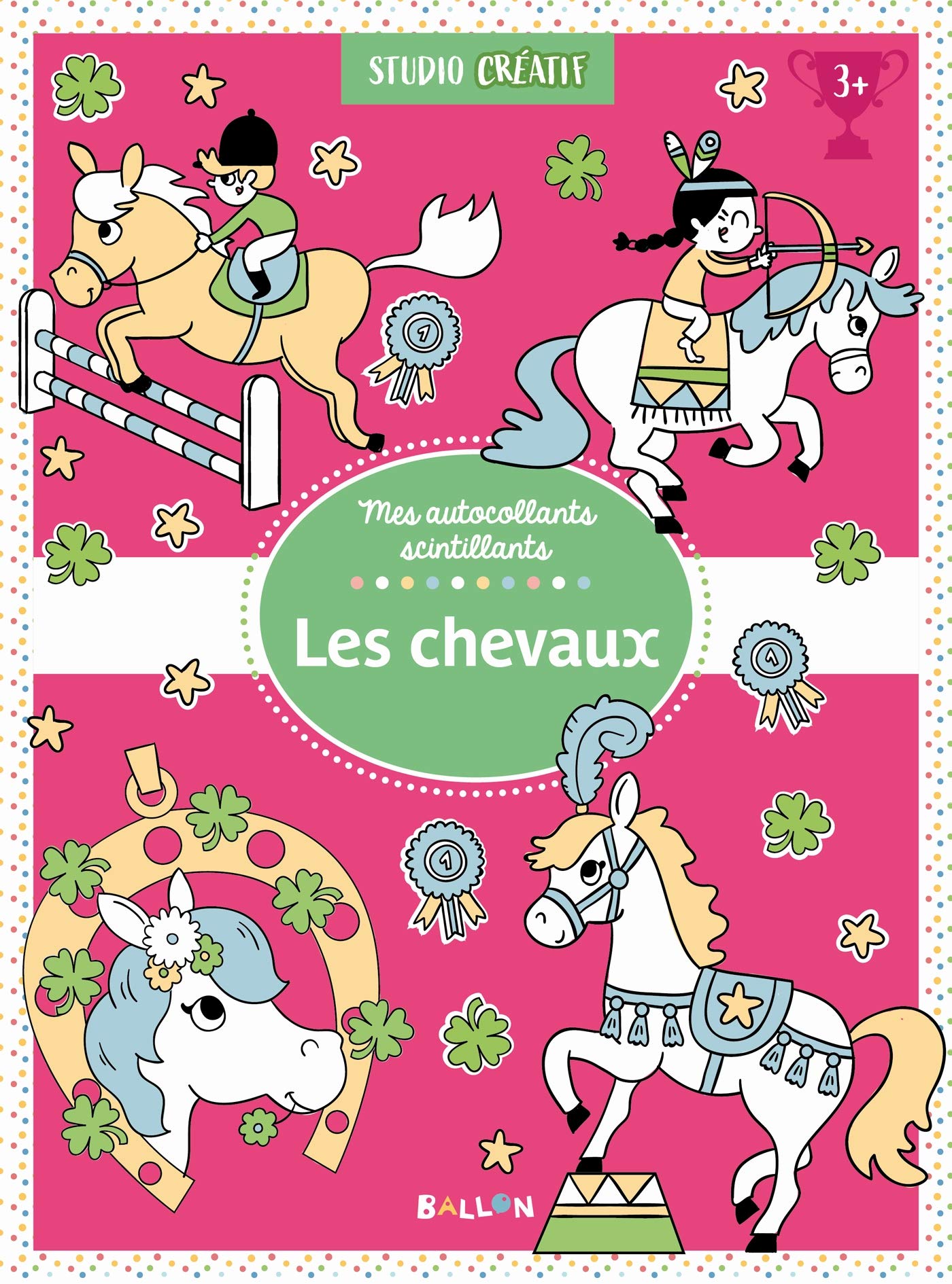 Les chevaux (Mes autocollants scintillants, 1) Tiptoi & Games