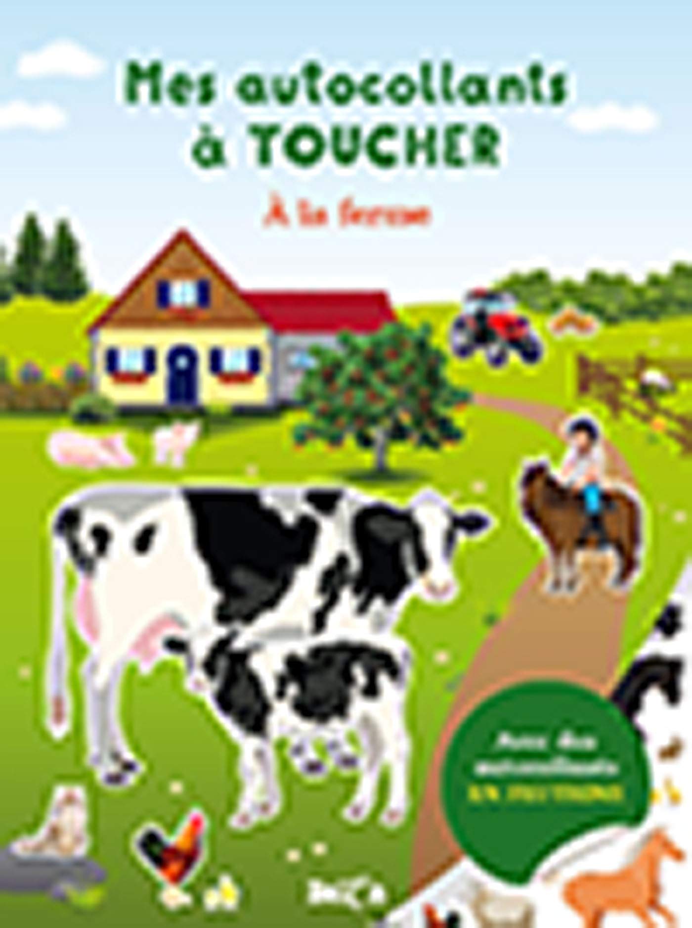 Mes autocollants à toucher - A la ferme book
