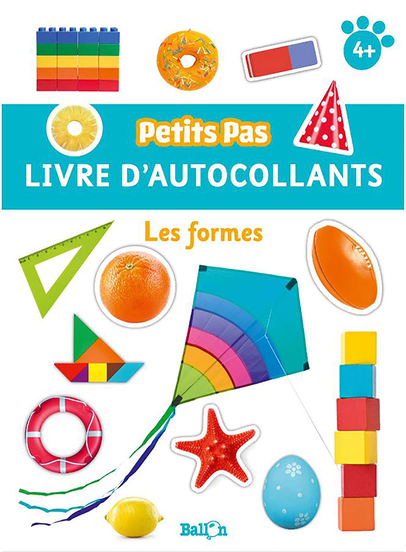 Les formes (livre avec autocollants 4+) book