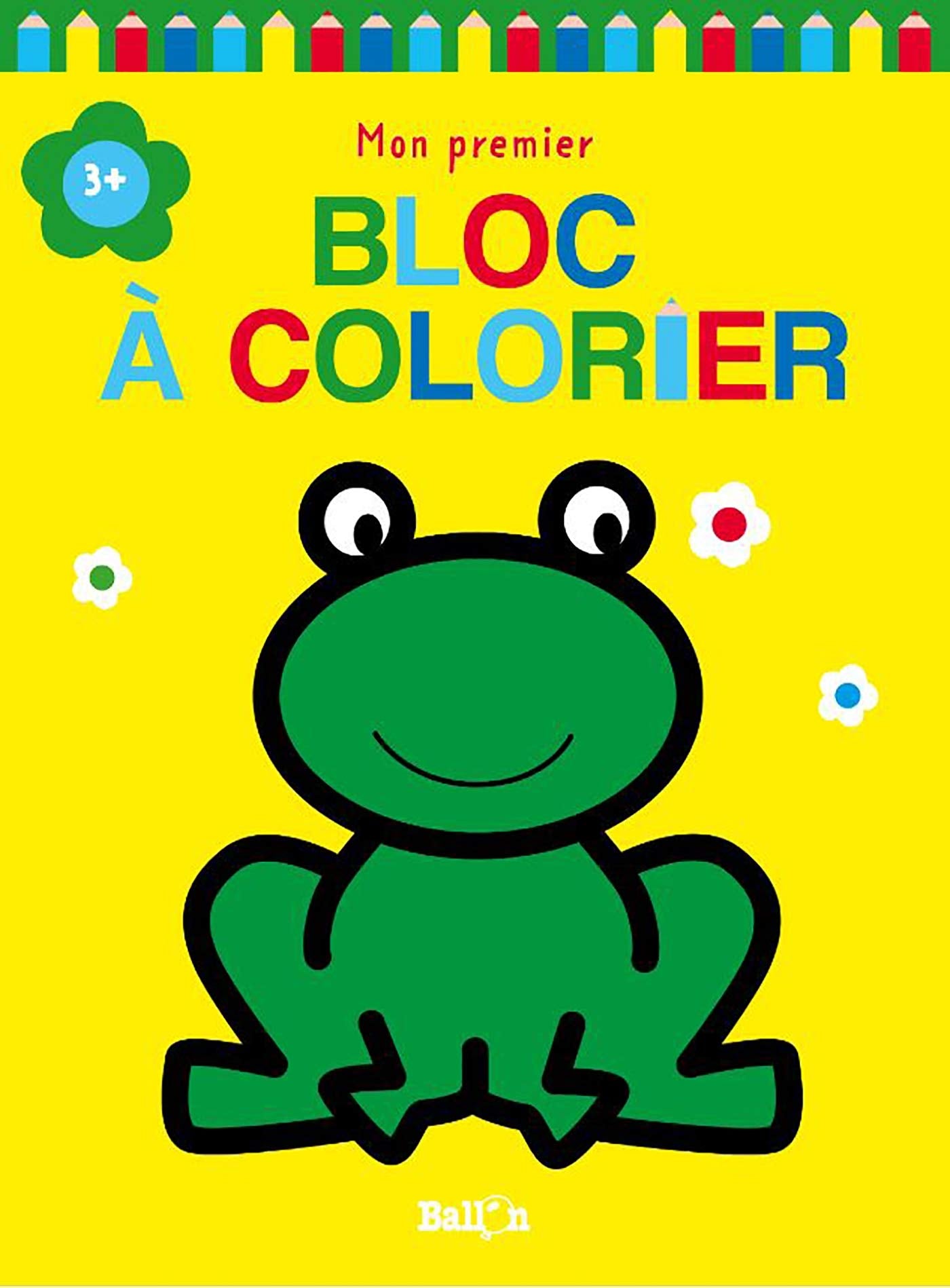 Mon premier bloc à colorier 3+ (grenouille) (Mon premier bloc à colorier, 1) Tiptoi & Games