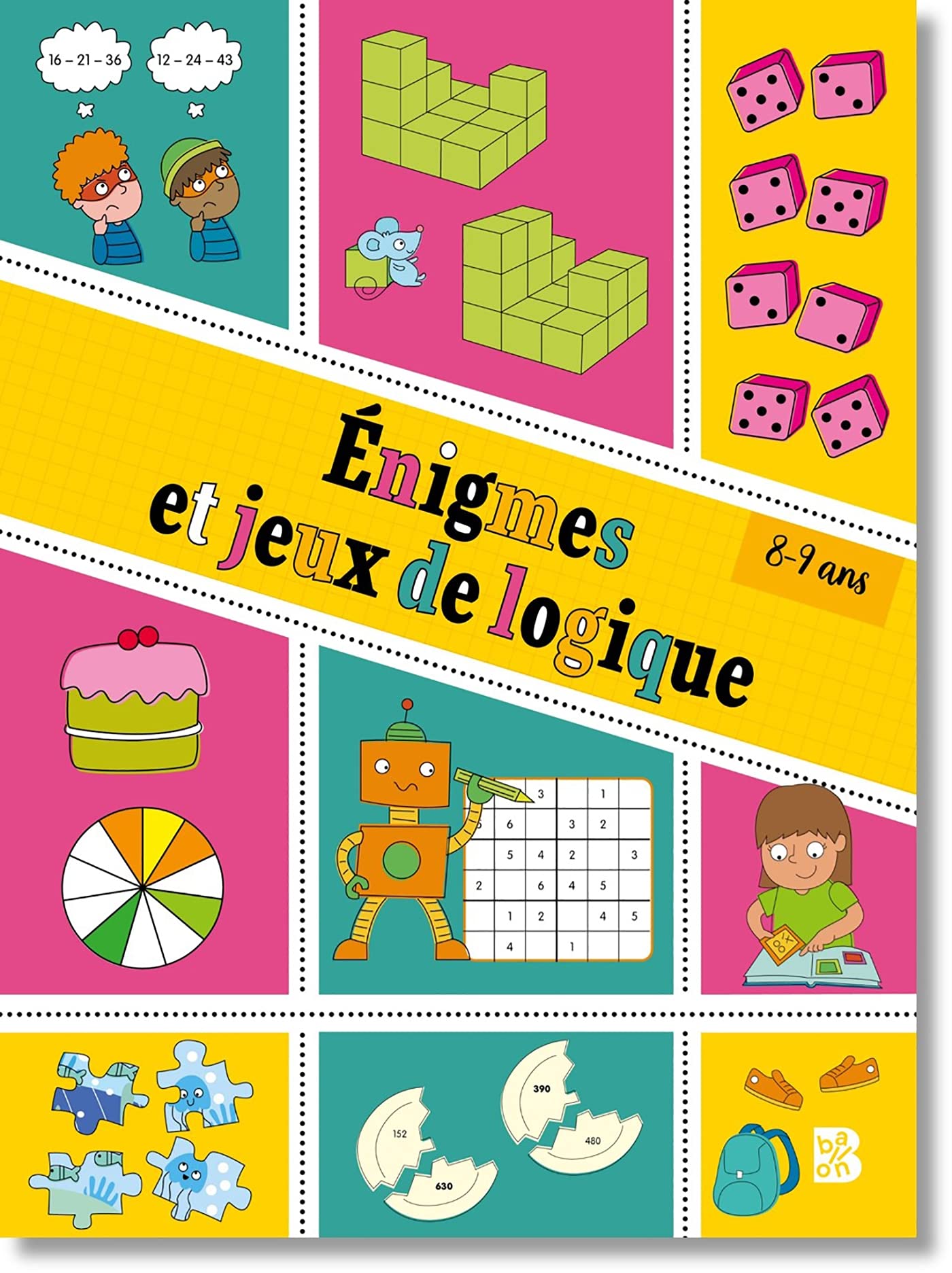 Enigmes et jeux de logique 8-9 ans book