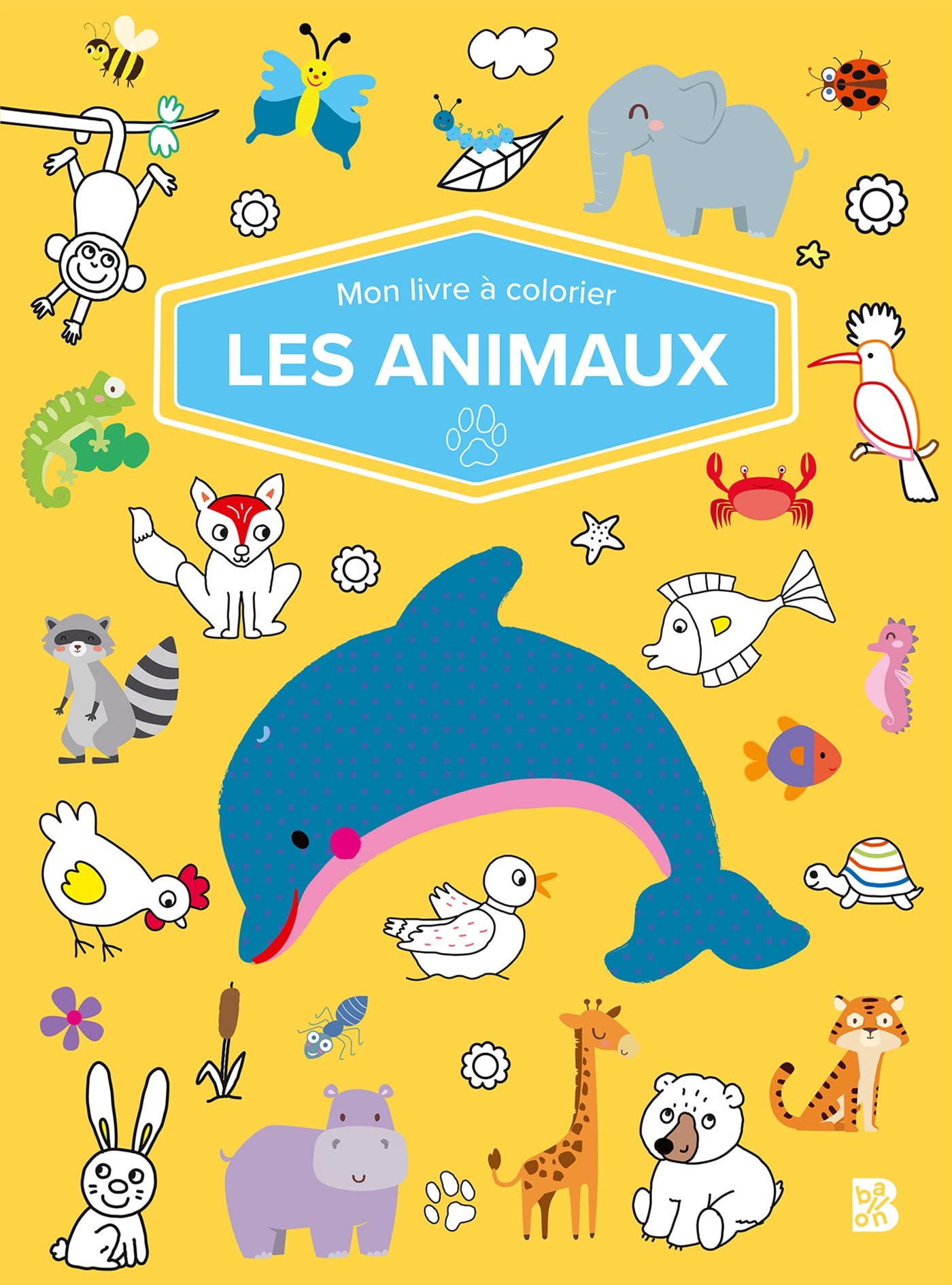 Mon livre à colorier - Les animaux book
