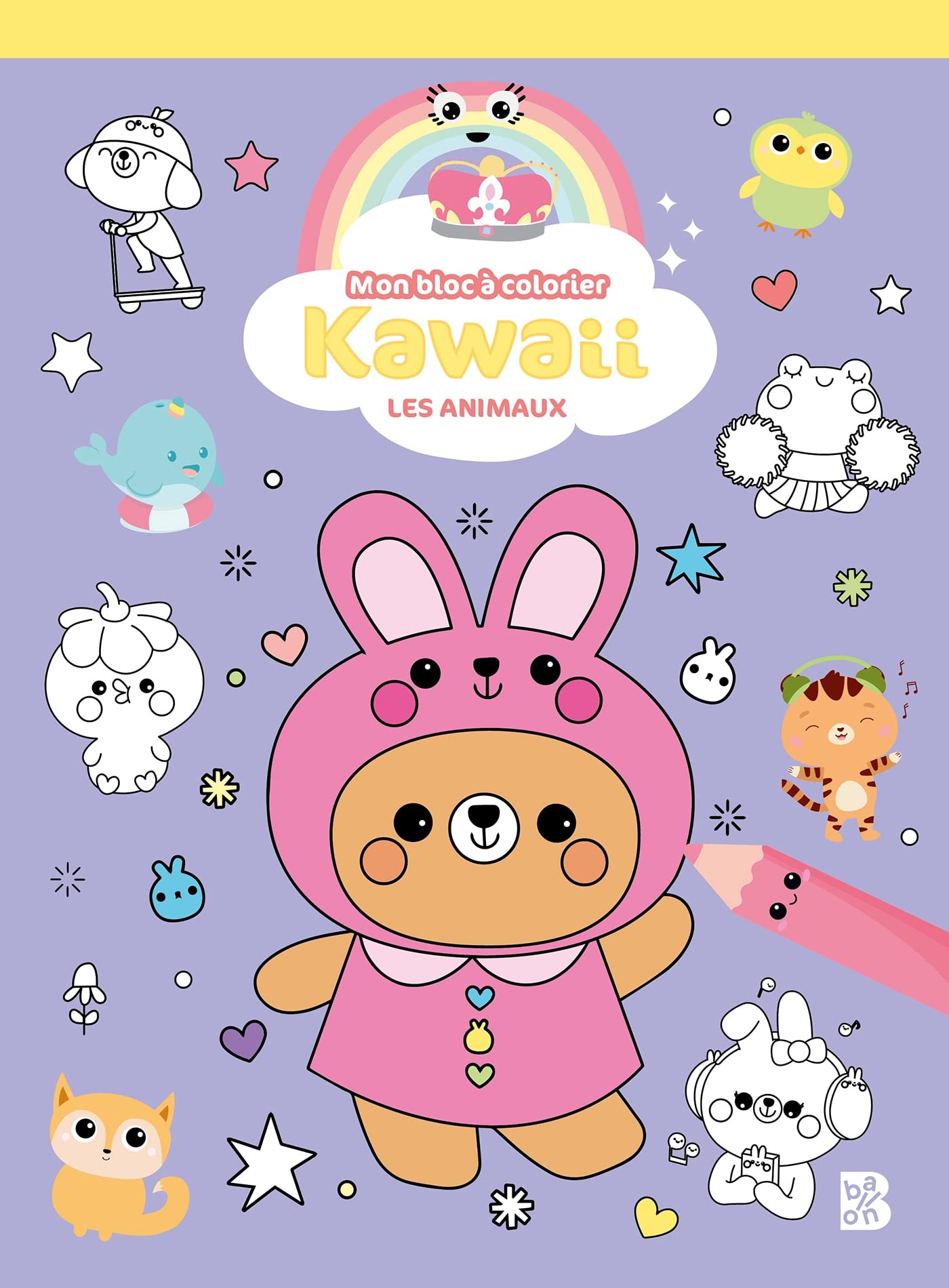 Kawaii Bloc à colorier Les animaux (Kawaii, 1) Tiptoi & Games