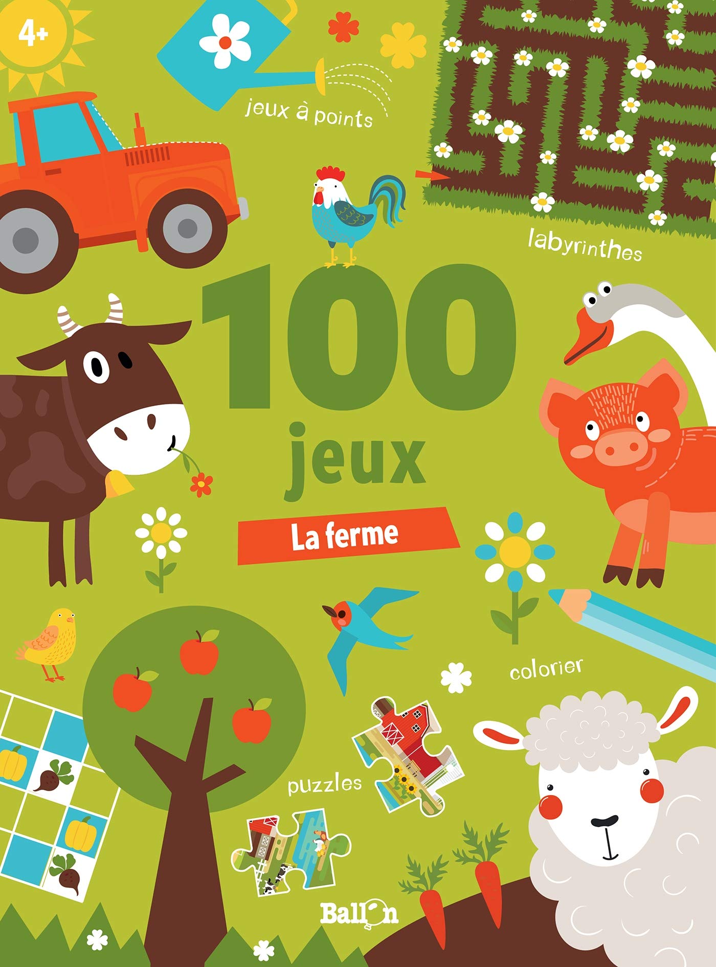 La ferme: 100 jeux (100 jeux, 1) Tiptoi & Games