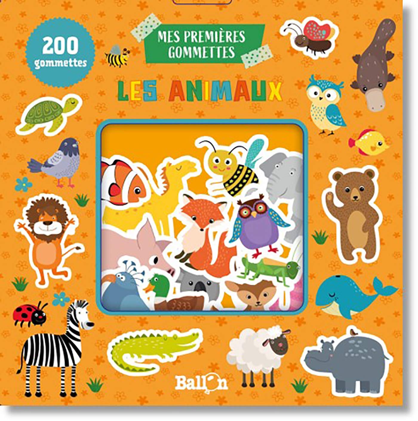 Les animaux: 200 gommettes (Pochette à gommettes, 1) Tiptoi & Games