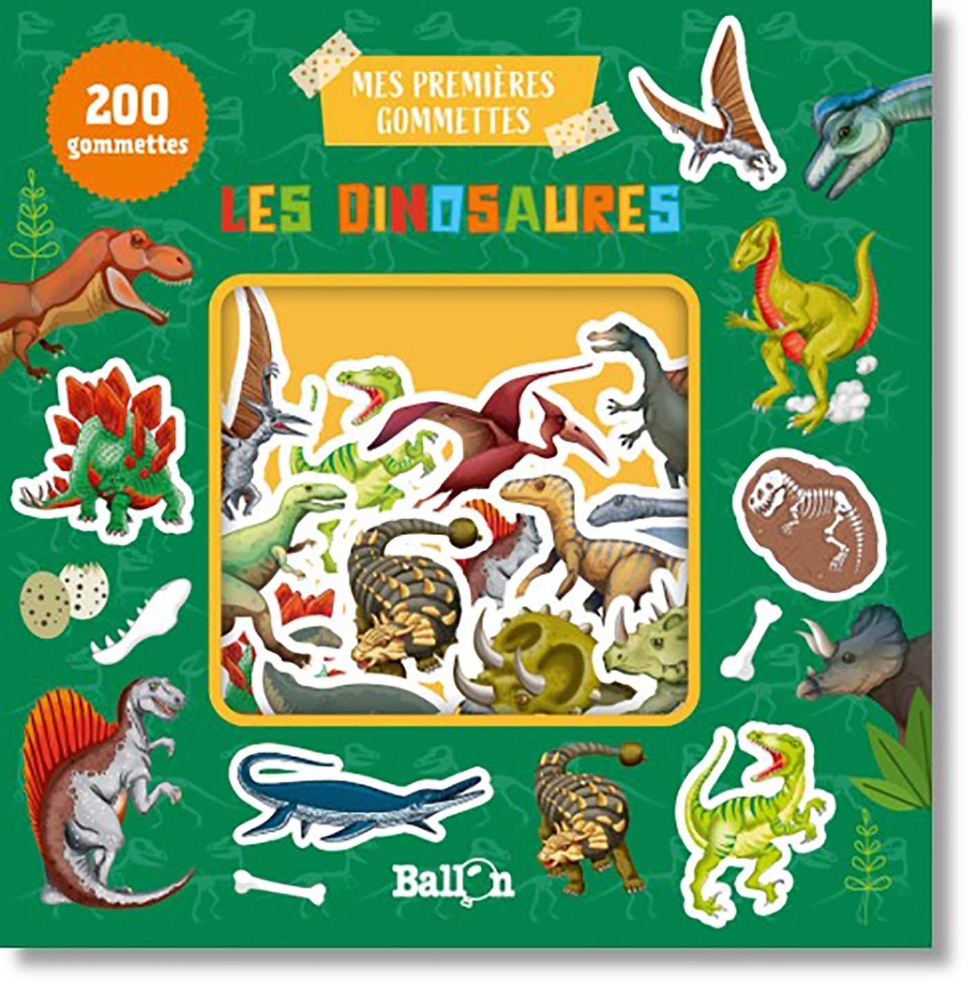 Les dinosaures: 200 gommettes (Pochette à gommettes, 1) Tiptoi & Games