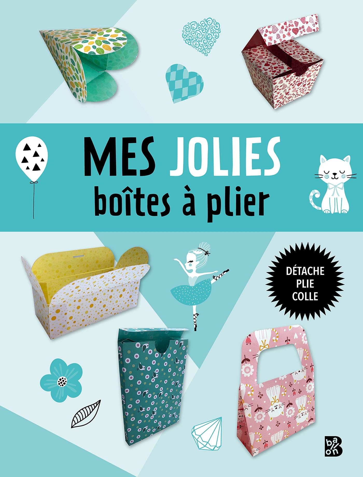Mes jolies boîtes à plier (bleu) book