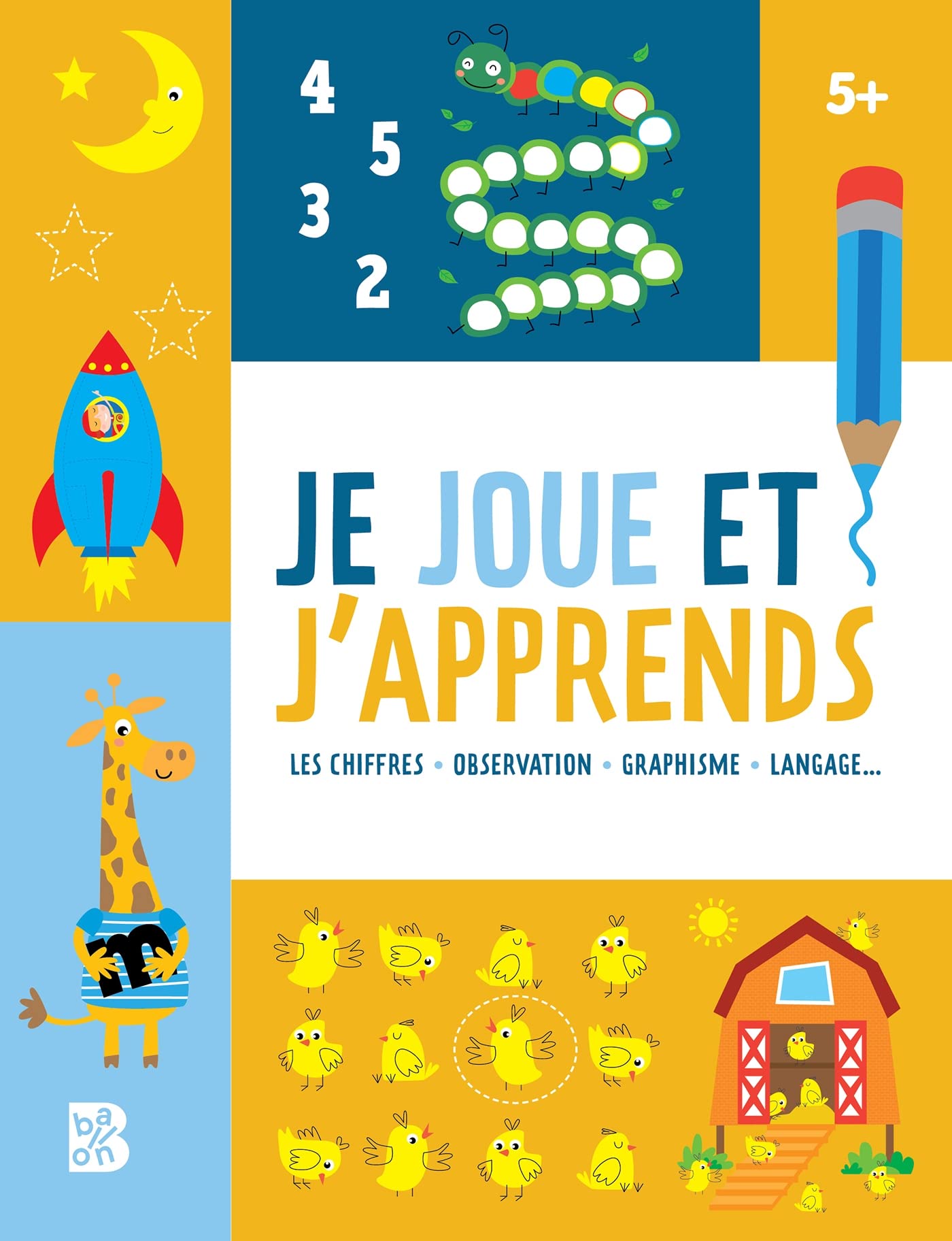Je joue et j'apprends 5+: Les chiffres - Observation - Graphisme - Langage... (Je joue et j'apprends, 1) Tiptoi & Games
