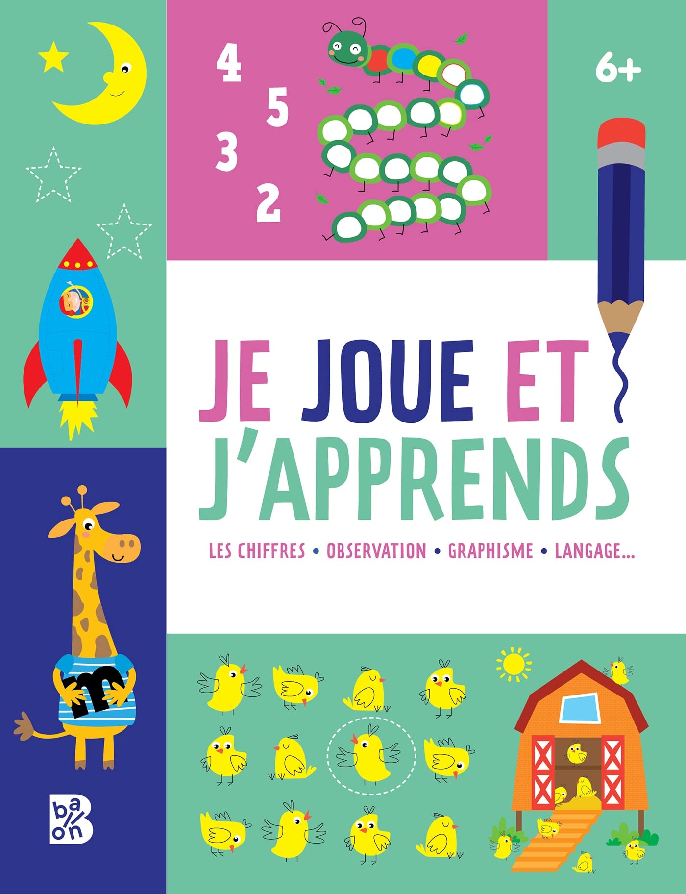 Je joue et j'apprends 6+: Les chiffres, observation, graphisme, langage (Je joue et j'apprends, 1) Tiptoi & Games