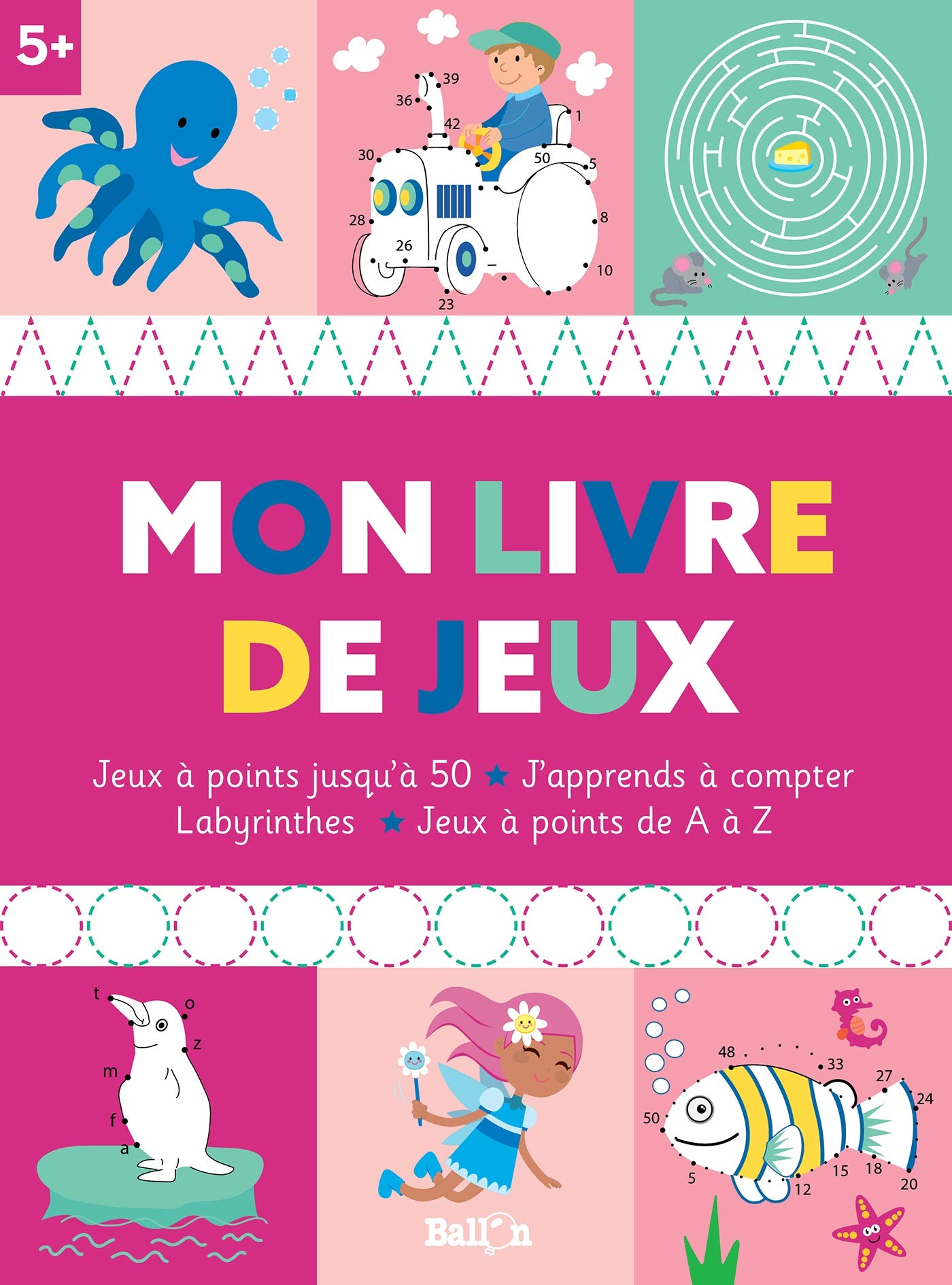 Mon livre de jeux 5+ (Jusqu'à 50) (Mon livre de jeux, 1) Tiptoi & Games