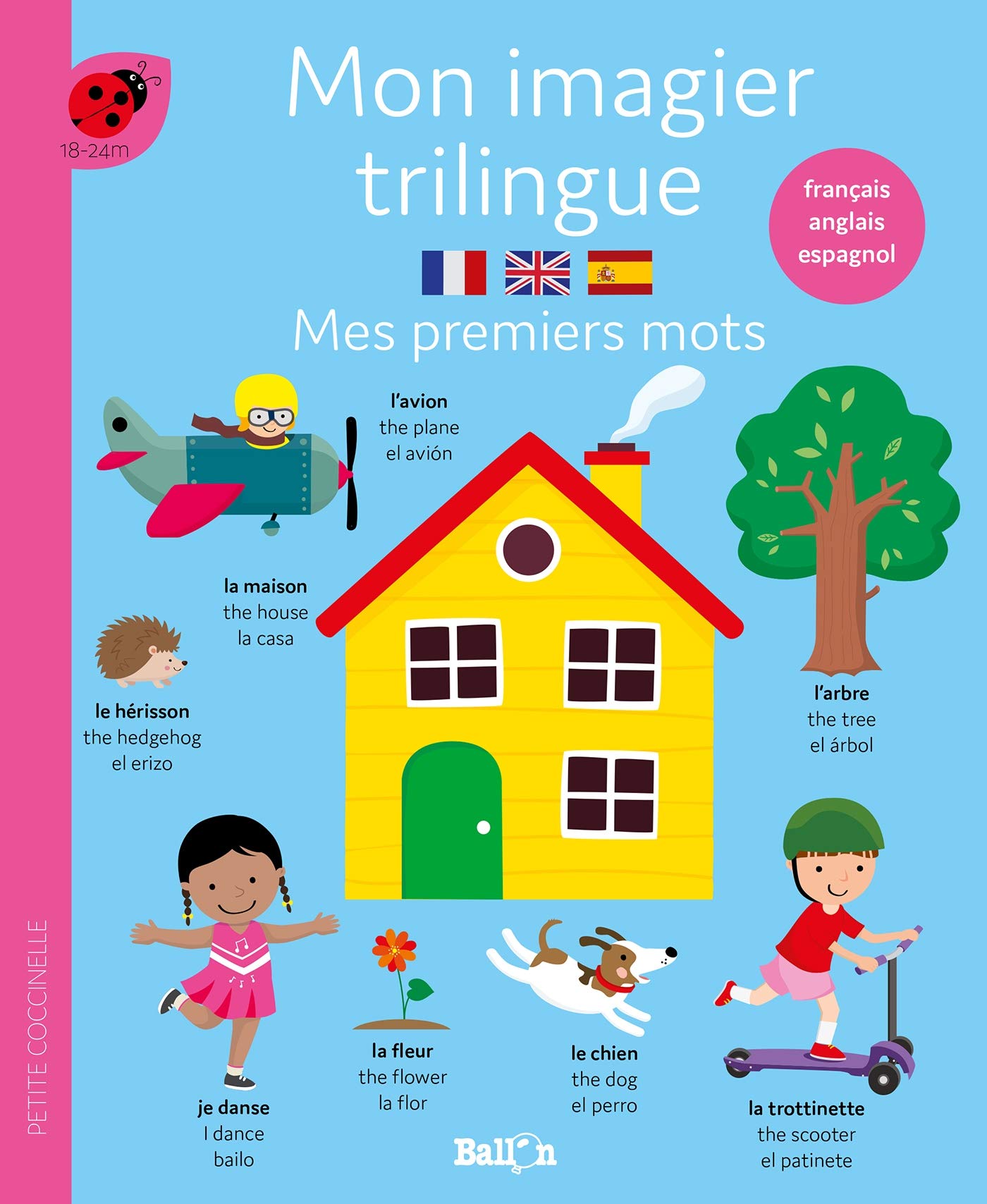 Mon imagier trilingue - Mes 100 premiers mots (français - anglais - espagnol) book
