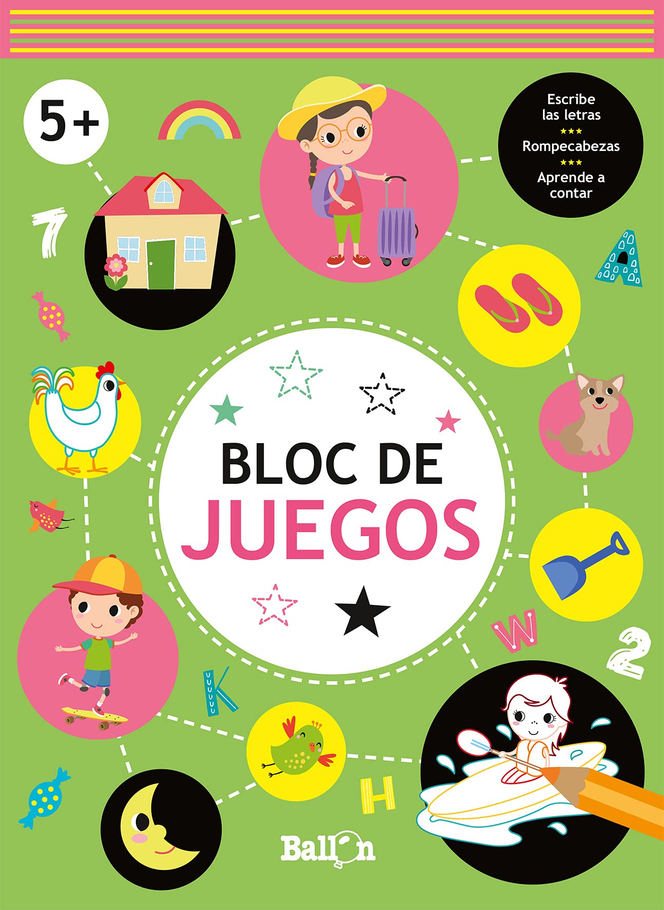 BLOC DE JUEGOS +5 Novels & Short Stories for children