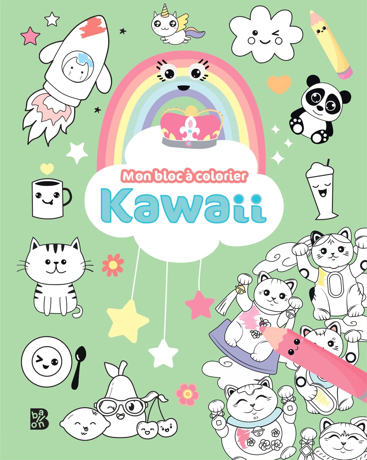 Kawaii bloc à colorier (Kawaii, 1) Tiptoi & Games