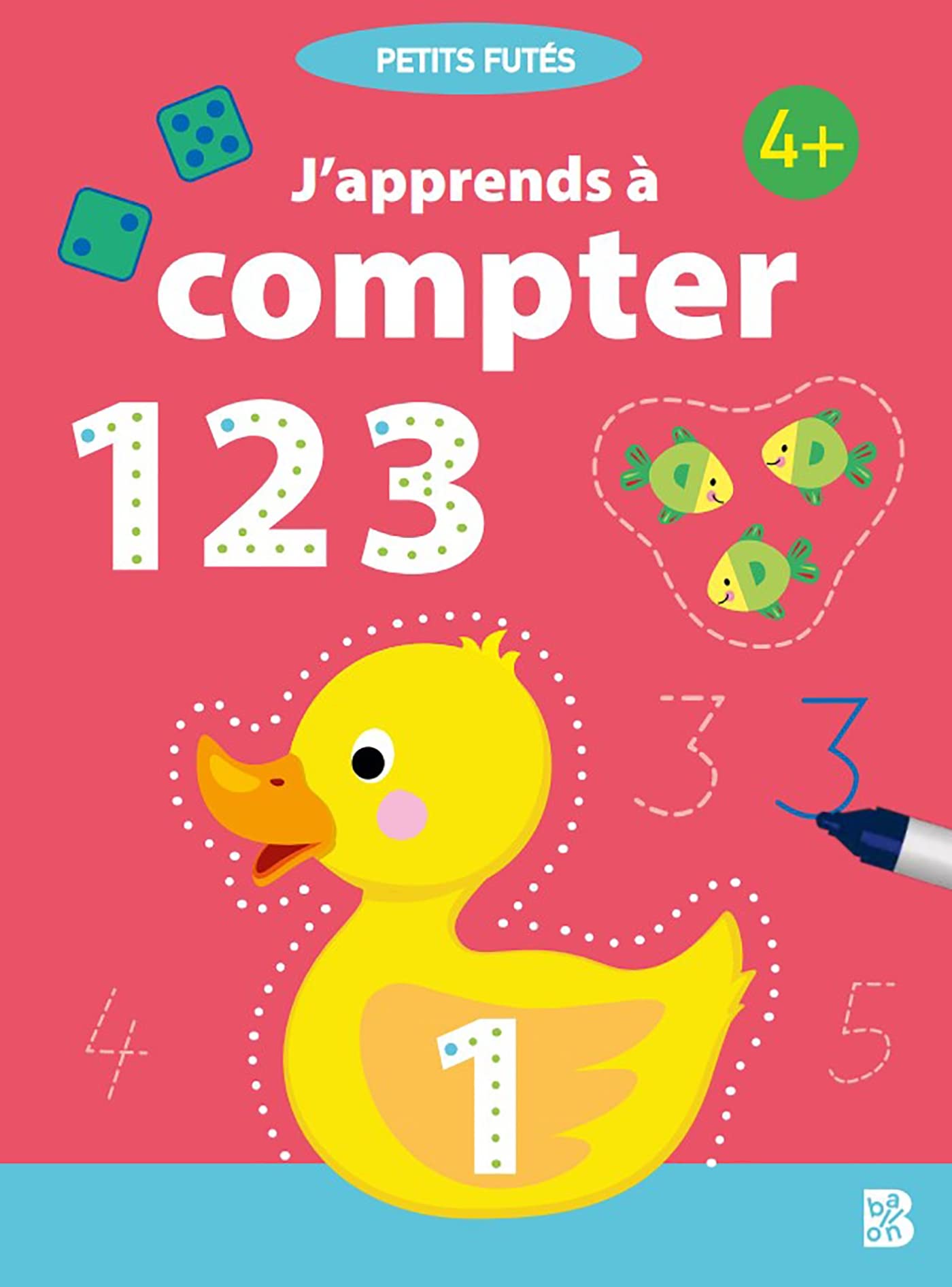 Wipe & clean: J'apprends à compter 4+: Avec un feutre effaçable (Petits futés, 1) Tiptoi & Games