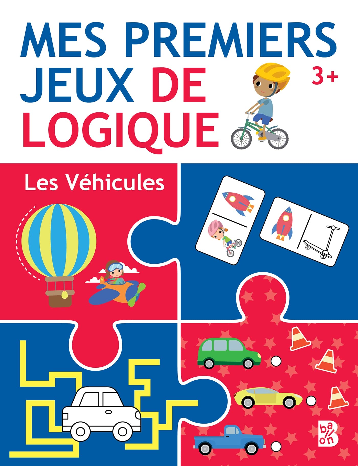 Mes premiers jeux de logique 3+ Les véhicules (Enigmes et jeux de logique, 1) Tiptoi & Games