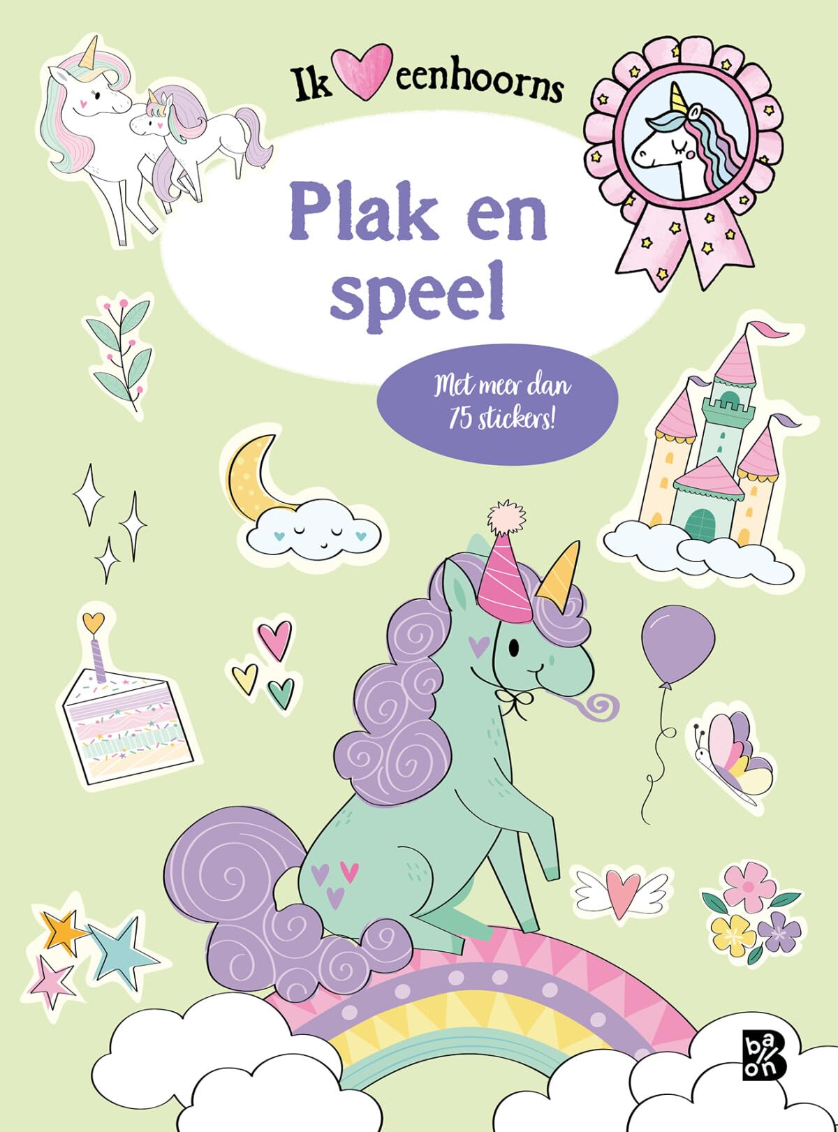 Product Image: Eenhoorns, plak en speel (Eenhoorns, 1)
