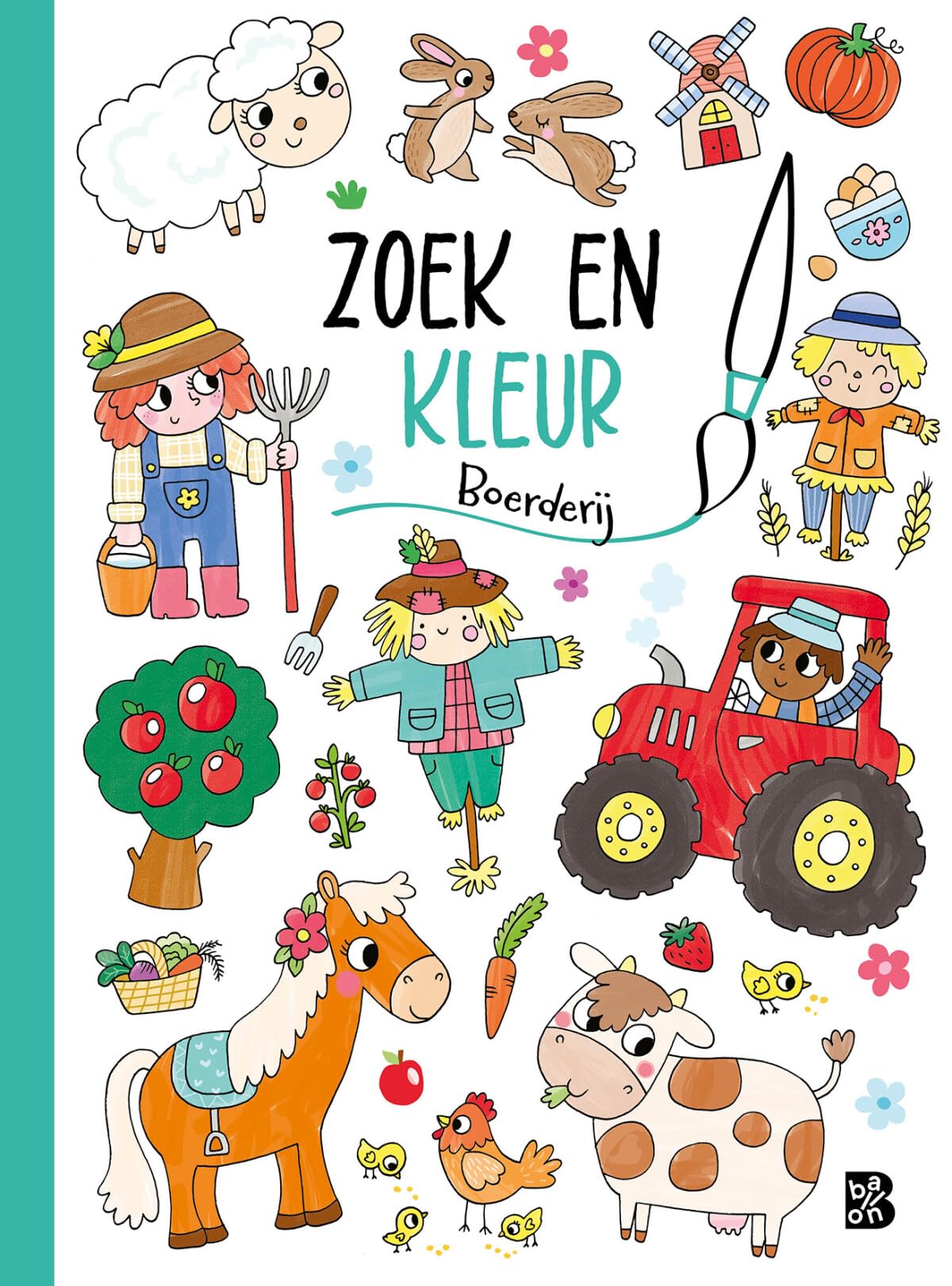 Zoek en kleur boerderij (Zoek en kleur, 1) Tiptoi & Games