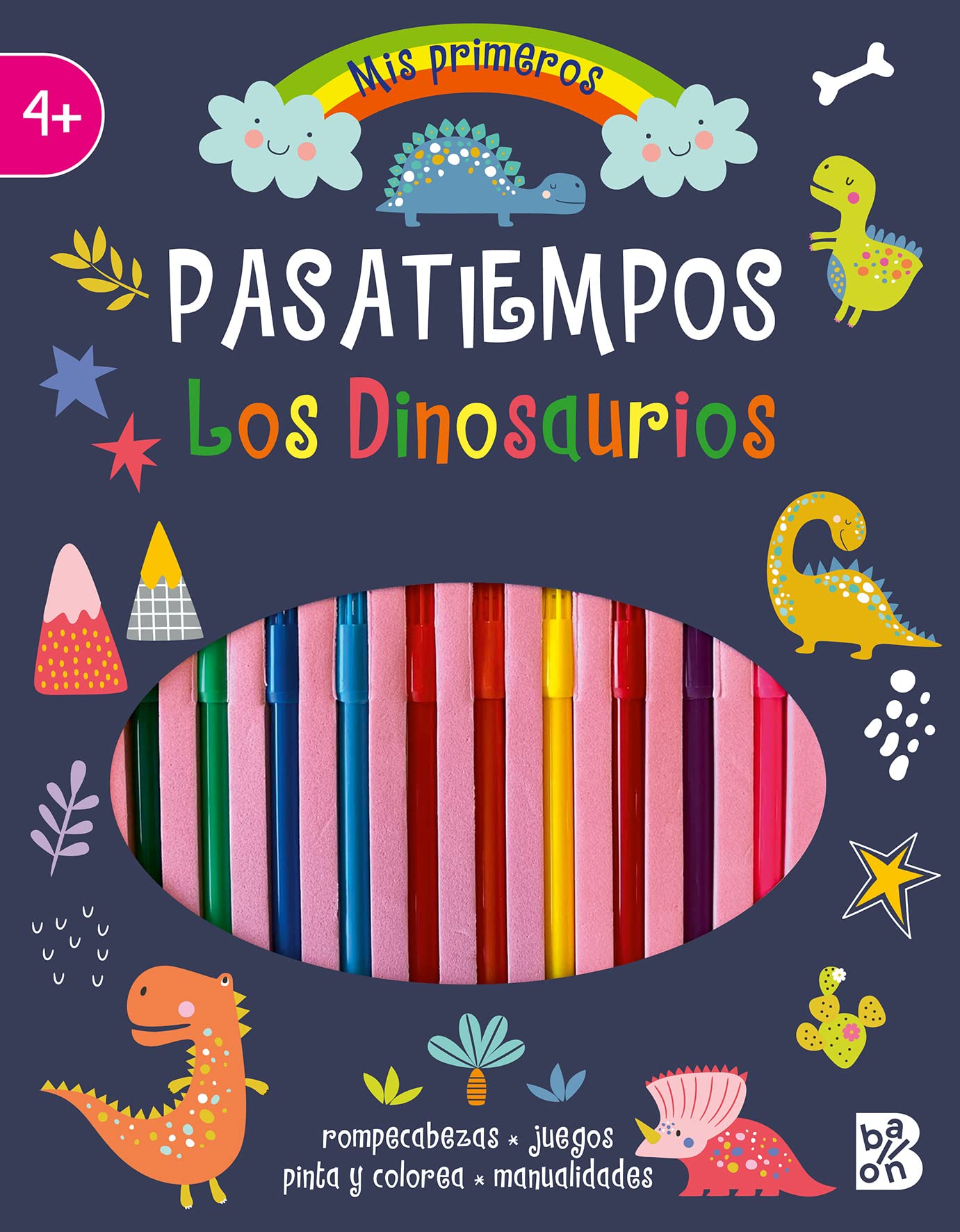 PASATIEMPOS CON ROTULADORES-LOS DINOSAURIOS (MIS PRIMEROS PASATIEMPOS CON ROTULADORES) Novels & Short Stories