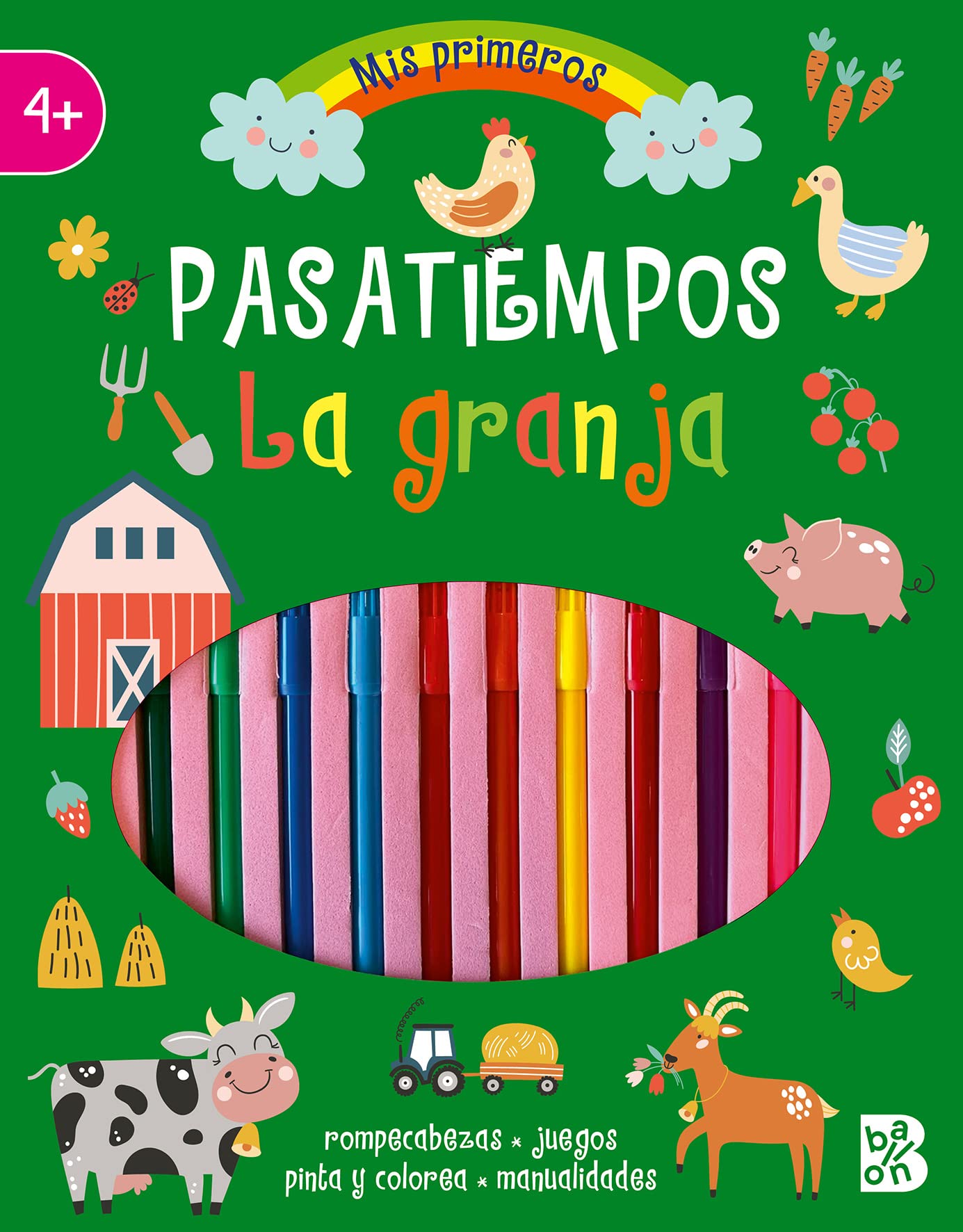 PASATIEMPOS CON ROTULADORES-LA GRANJA (MIS PRIMEROS PASATIEMPOS CON ROTULADORES) Novels & Short Stories
