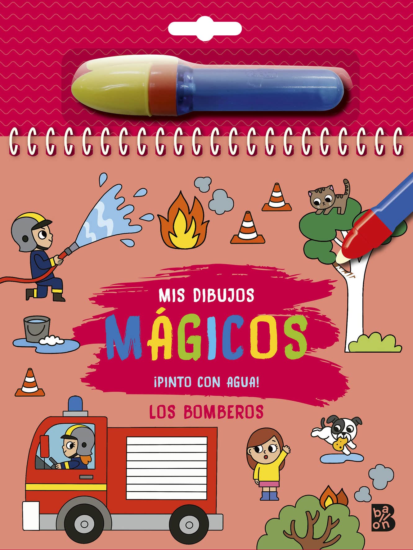 PINTO CON AGUA - LOS BOMBEROS (MIS DIBUJOS MÁGICOS - PINTO CON AGUA) Novels & Short Stories