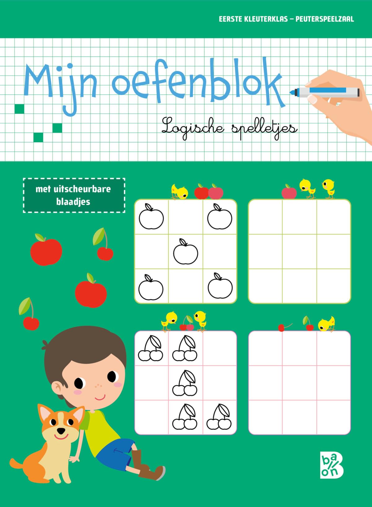 Mijn oefenblok: Logische spelletjes (Eerste kleuterklas - Peuterspeelzaal) (Oefenblokken, 1) Tiptoi & Games
