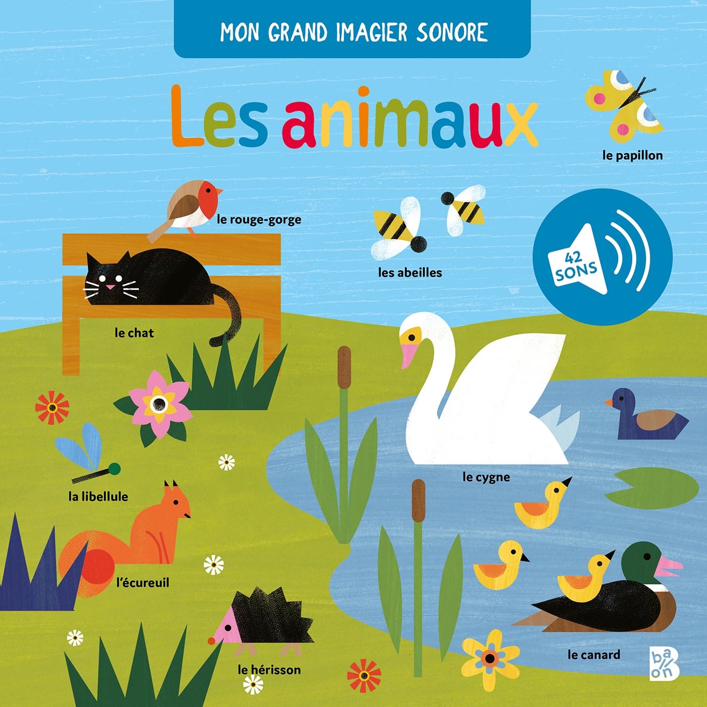 Grand imagier sonore: les animaux (Mon grand imagier sonore, 1) Parents & Children