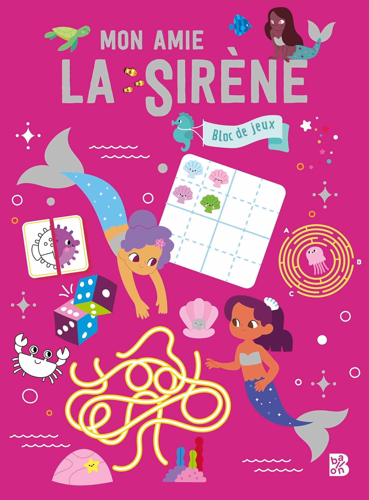 Mon amie la sirène: bloc de jeux (Mon amie la sirène, 1) Tiptoi & Games