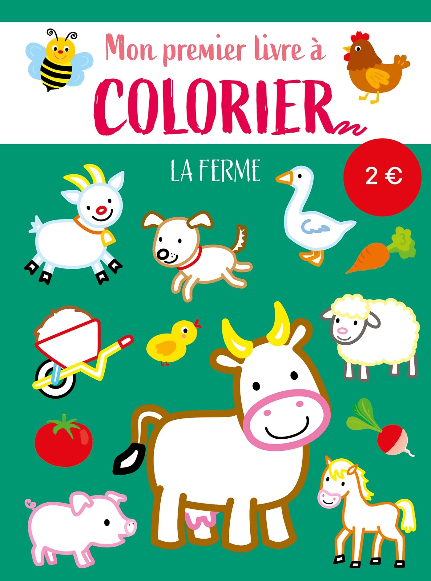 Mon premier livre à colorier - La ferme book
