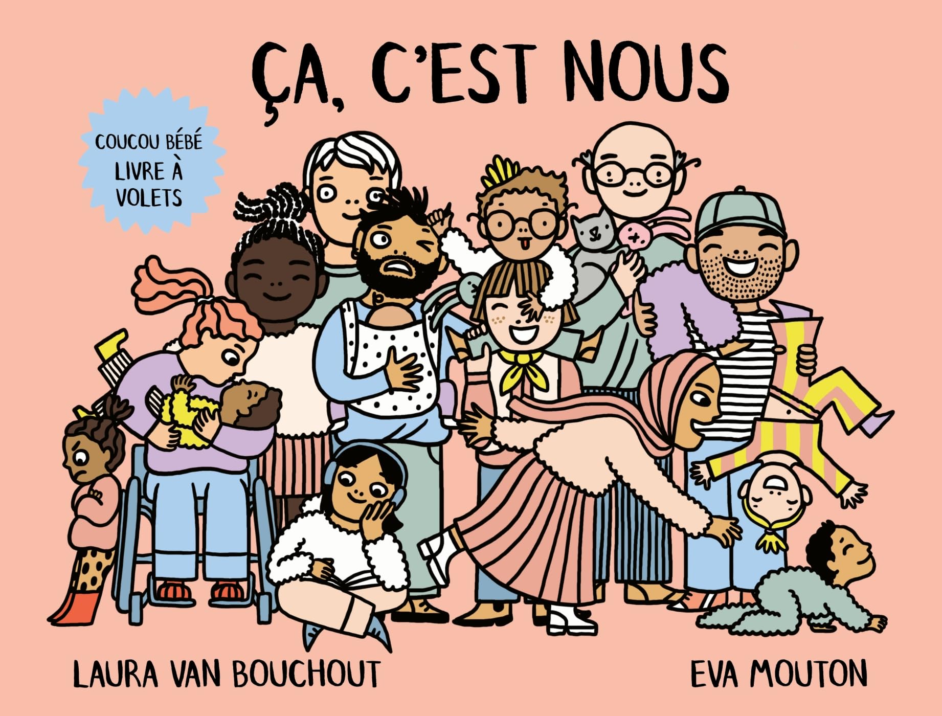 Coucou bébé ! ça, c'est nous (livre à volets) (Coucou bébé !, 1) Parents & Children
