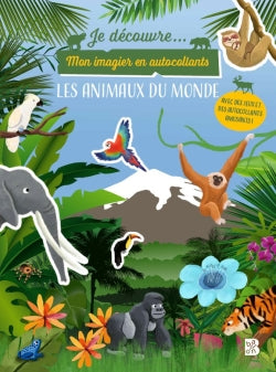 Mon imagier en autocollants : Les animaux du monde Tiptoi & Games