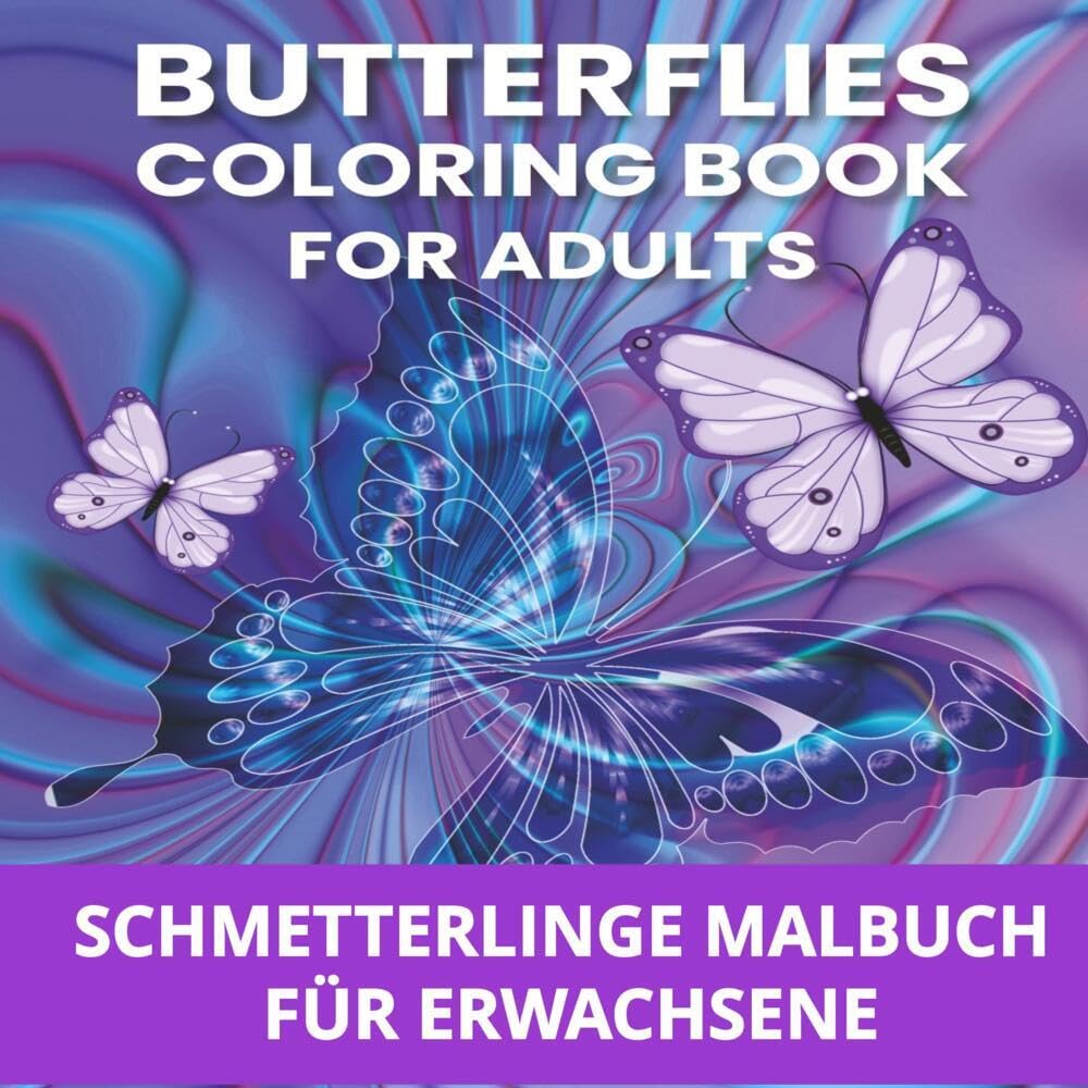 SCHMETTERLINGE MALBUCH FÜR ERWACHSENE: Schmetterlinge Malbuch: 100 schöne einzigartige Hand gezeichnete echte Schmetterlinge großes Geschenk für Mädchen oder Erwachsene Naturliebhaber Architecture