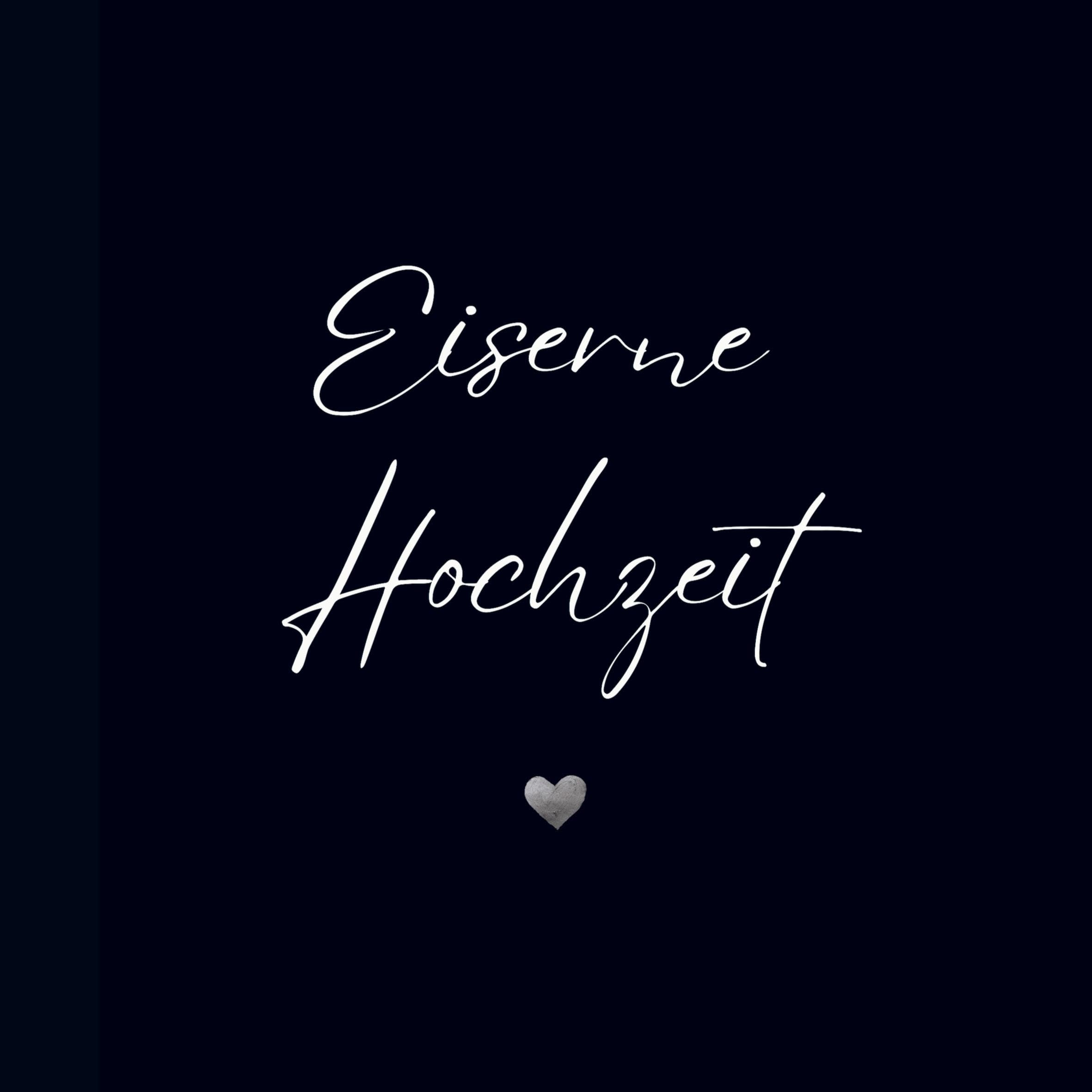 Gästebuch "Eiserne Hochzeit"- Premium Gästebuch Blanko: Das edle und neutrale Ausfüllbuch für Erinnerungen, Fotos & Glückwünsche. Das Gästebuch zur ... Gäste Eisenhochzeit. Black Edition Memories
