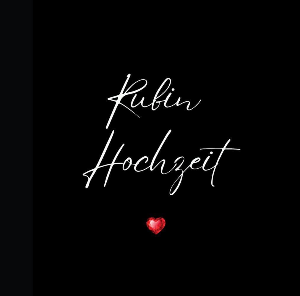 Gästebuch "Rubin Hochzeit"- Premium Gästebuch Blanko: Das edle und neutrale Ausfüllbuch für Erinnerungen, Fotos & Glückwünsche. Das Gästebuch zur ... Meine Gäste Rubin Hochzeit. Black Edition. Art & Literature Books