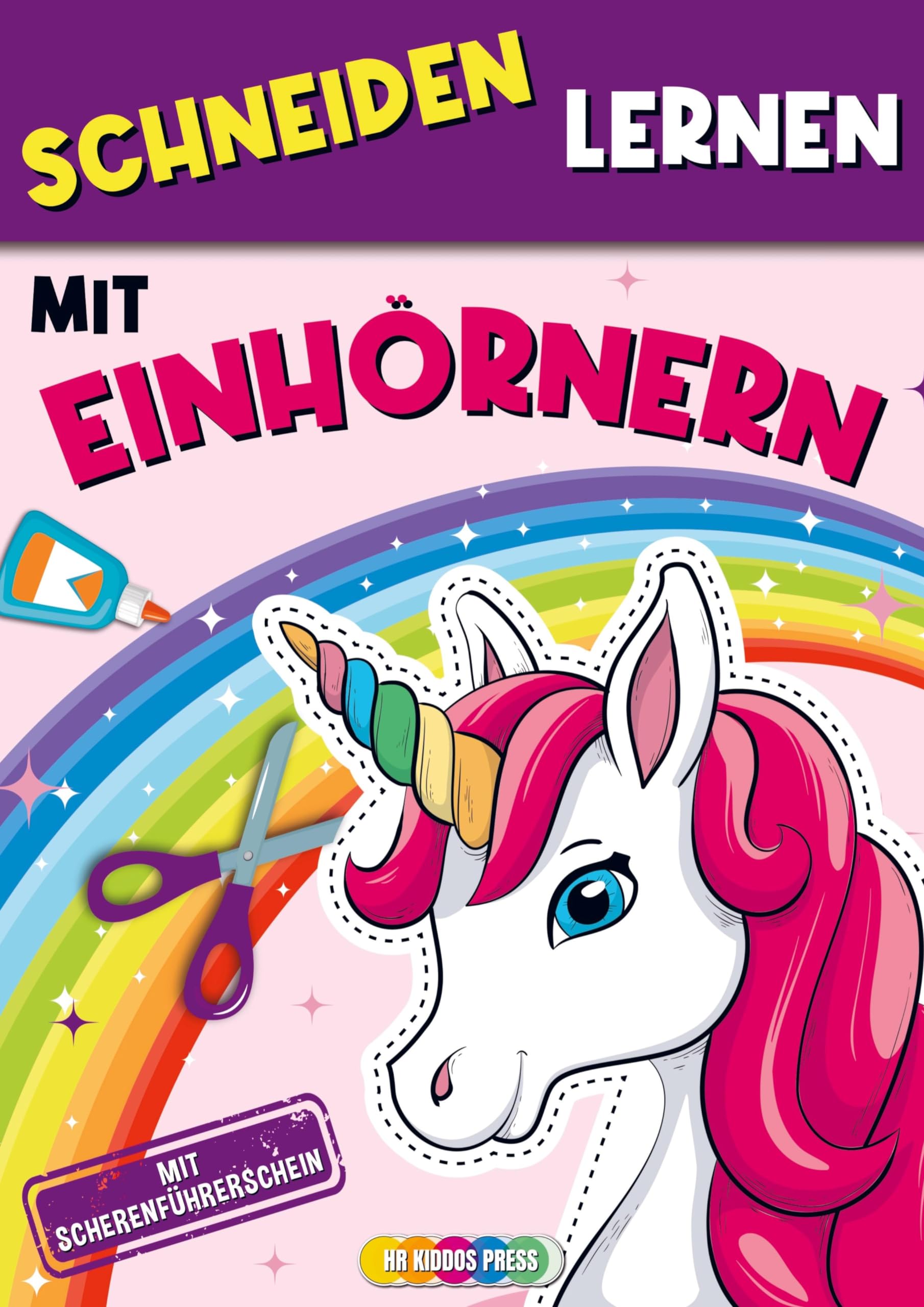 Schneiden Lernen mit Einhörnern: Einhorn Bastelbuch zur Förderung der Konzentration und Feinmotorik - Ideale Vorbereitung auf den Kindergarten und die Grundschule Children's books