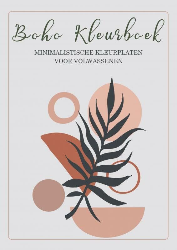 Boho Kleurboek - Minimalistische Kleurplaten voor Volwassenen: Kleurboek voor Volwassenen, 50 Kleurplaten Arts & Music