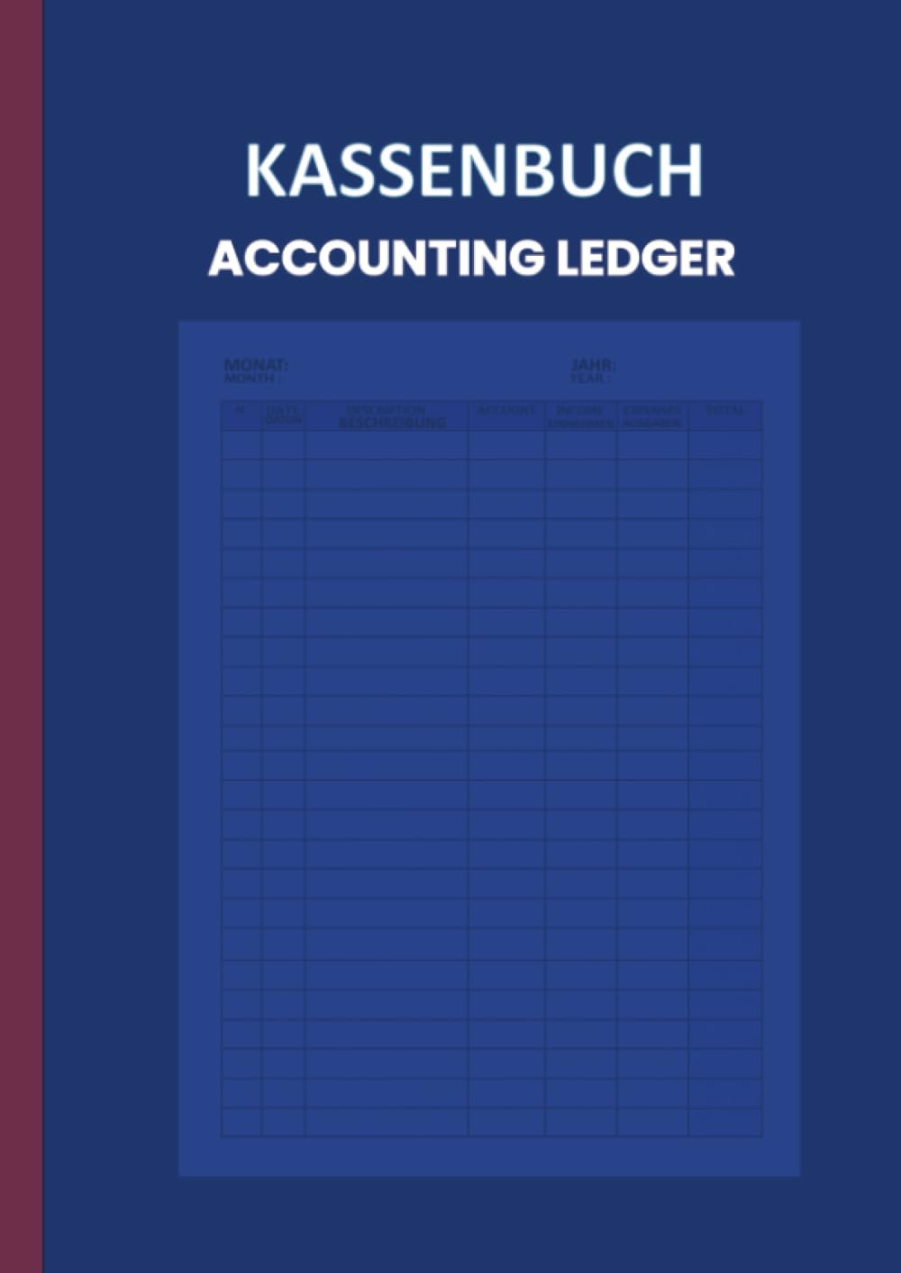 Kassenbuch für Kleinunternehmer, Vereine und auch als Haushaltsbuch geeignet: Simple Income and Expenses Record Book for Bookkeeping and Cash Book Accounts for Small Business Business, Finance & Career