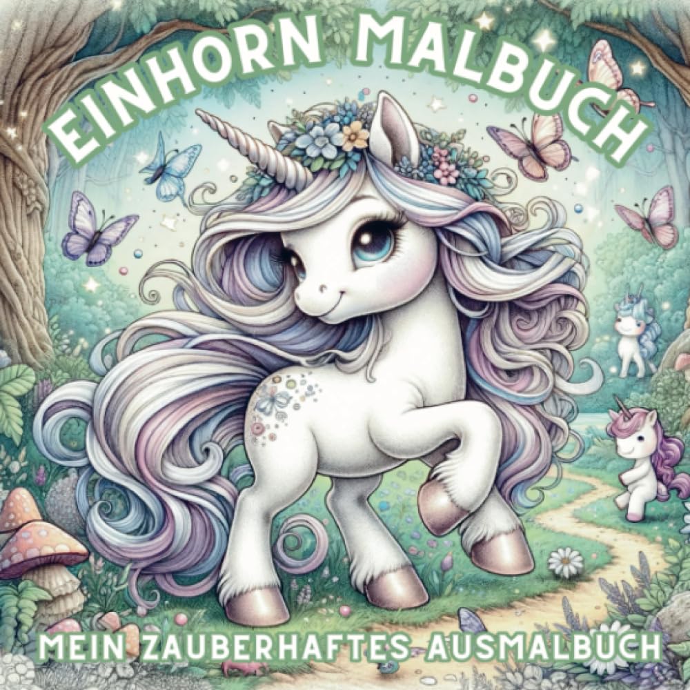 Einhorn-Zauber: Mein Malbuch! Magische Einhorn-Abenteuer zum Ausmalen!: 50 bezaubernde Malvorlagen, die jedes Mädchenherz höher schlagen lassen! Parents & Children