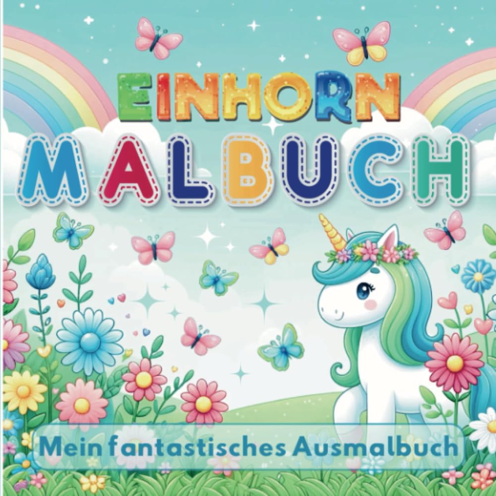 Einhorn-Zauberland: Kreativbuch für Mädchen!: Mein Einhorn Malbuch mit 50 fantastische Ausmalvorlagen. Ein faszinierendes Geschenk für kleine Prinzessinnen! Parents & Children